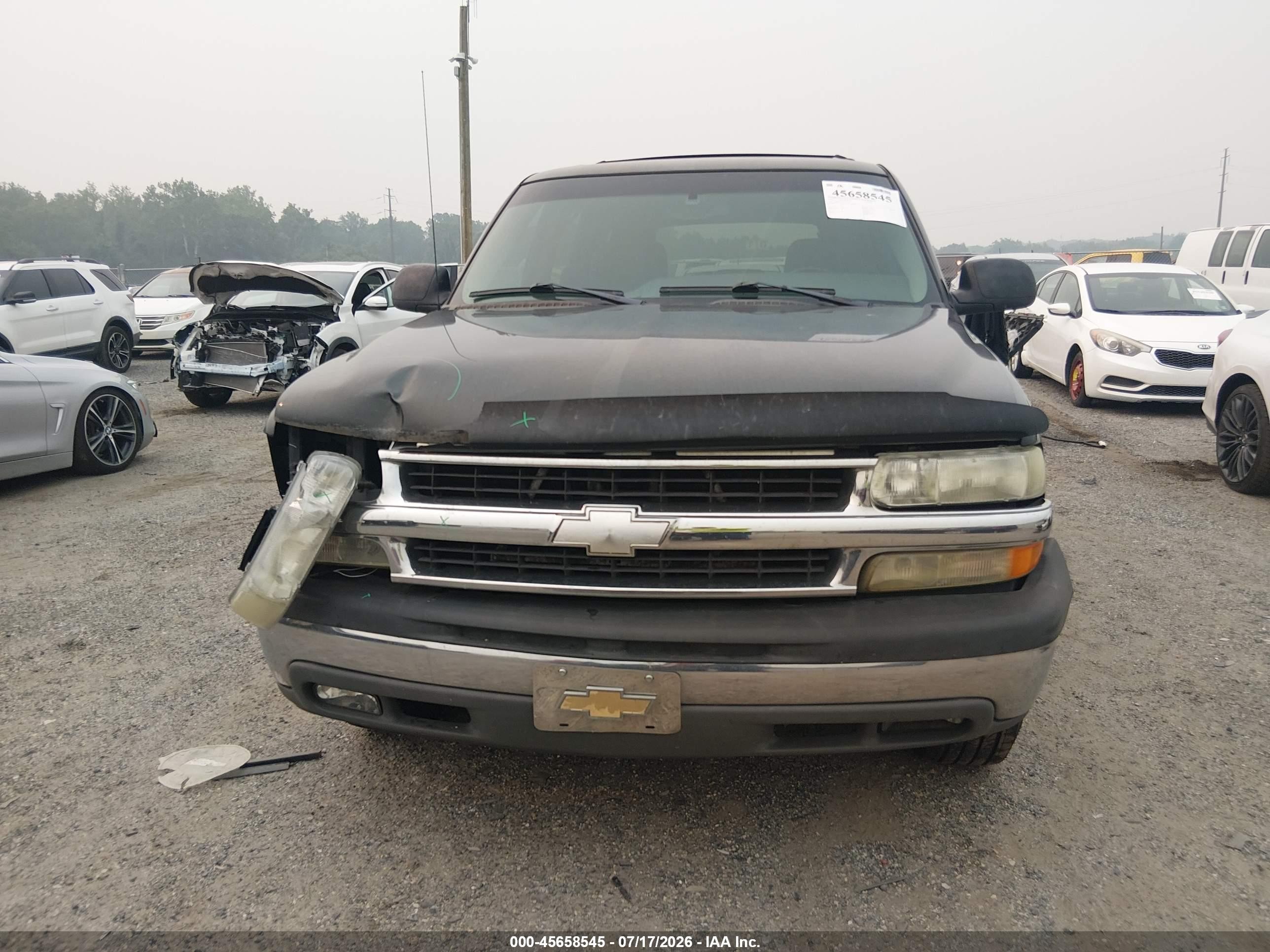 2003 Chevrolet Tahoe Ls Black vin: 1GNEC13V93R291499