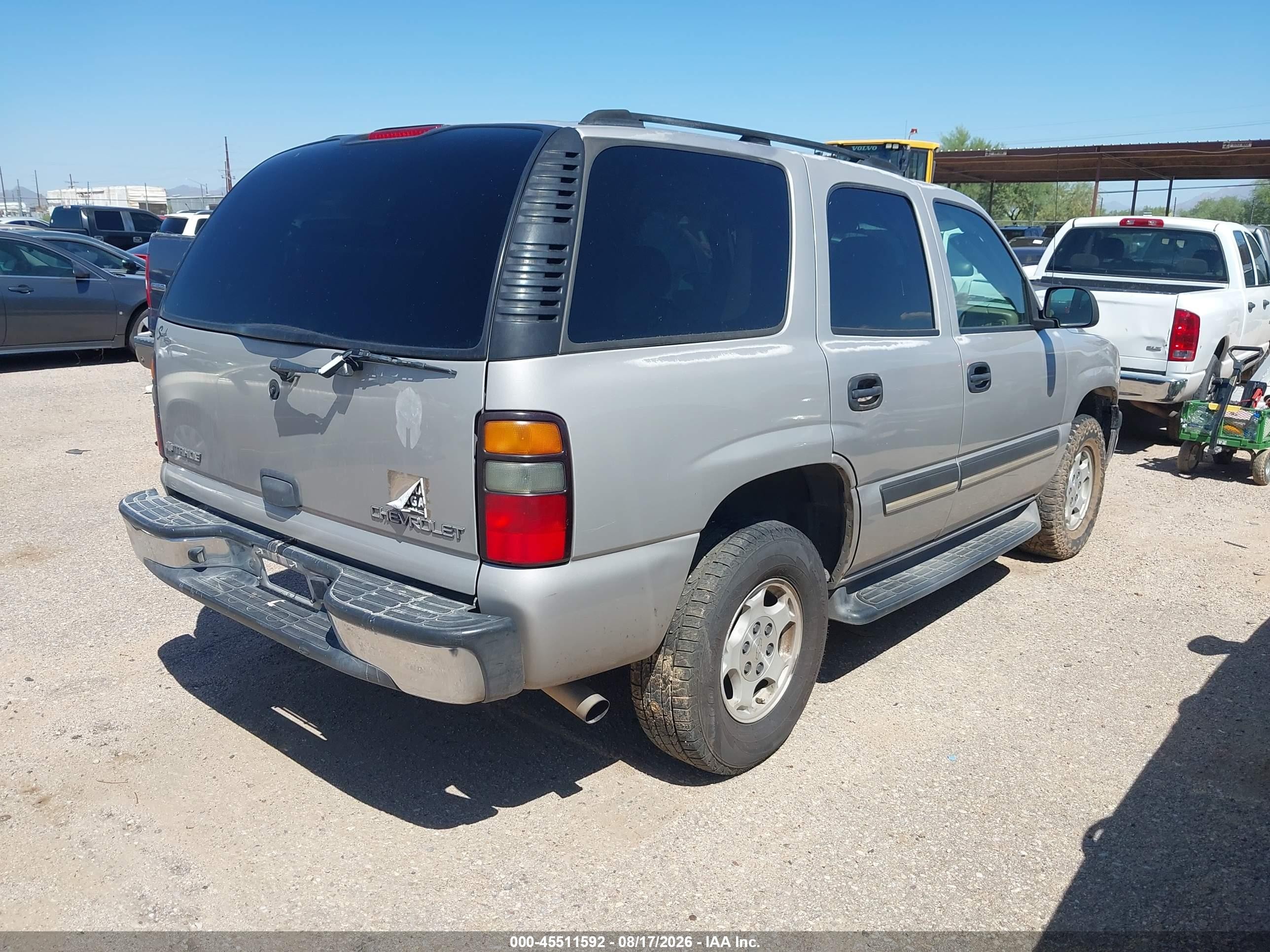 2005 Chevrolet Tahoe Ls Champagne vin: 1GNEC13V95J135593