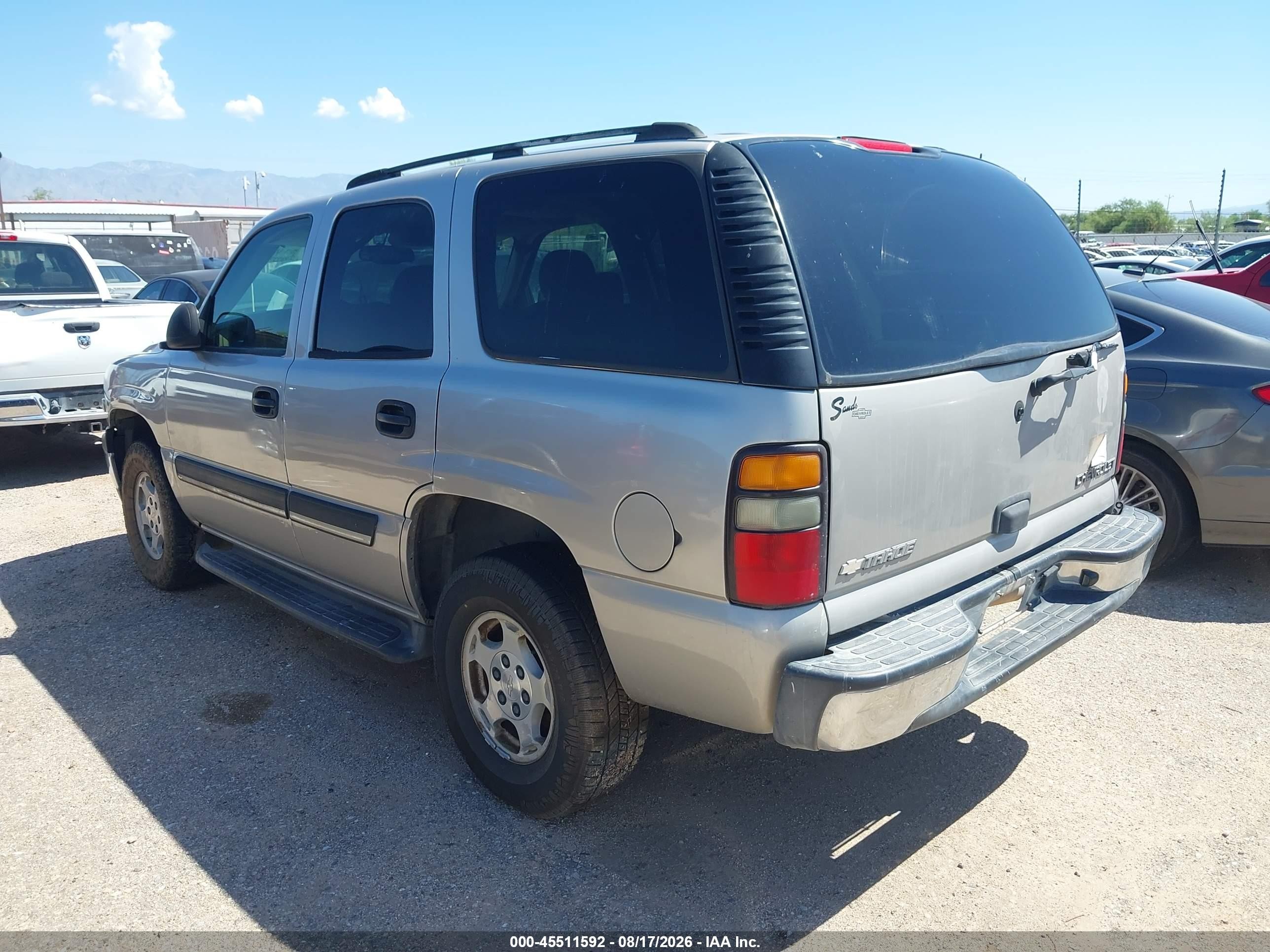 2005 Chevrolet Tahoe Ls Champagne vin: 1GNEC13V95J135593
