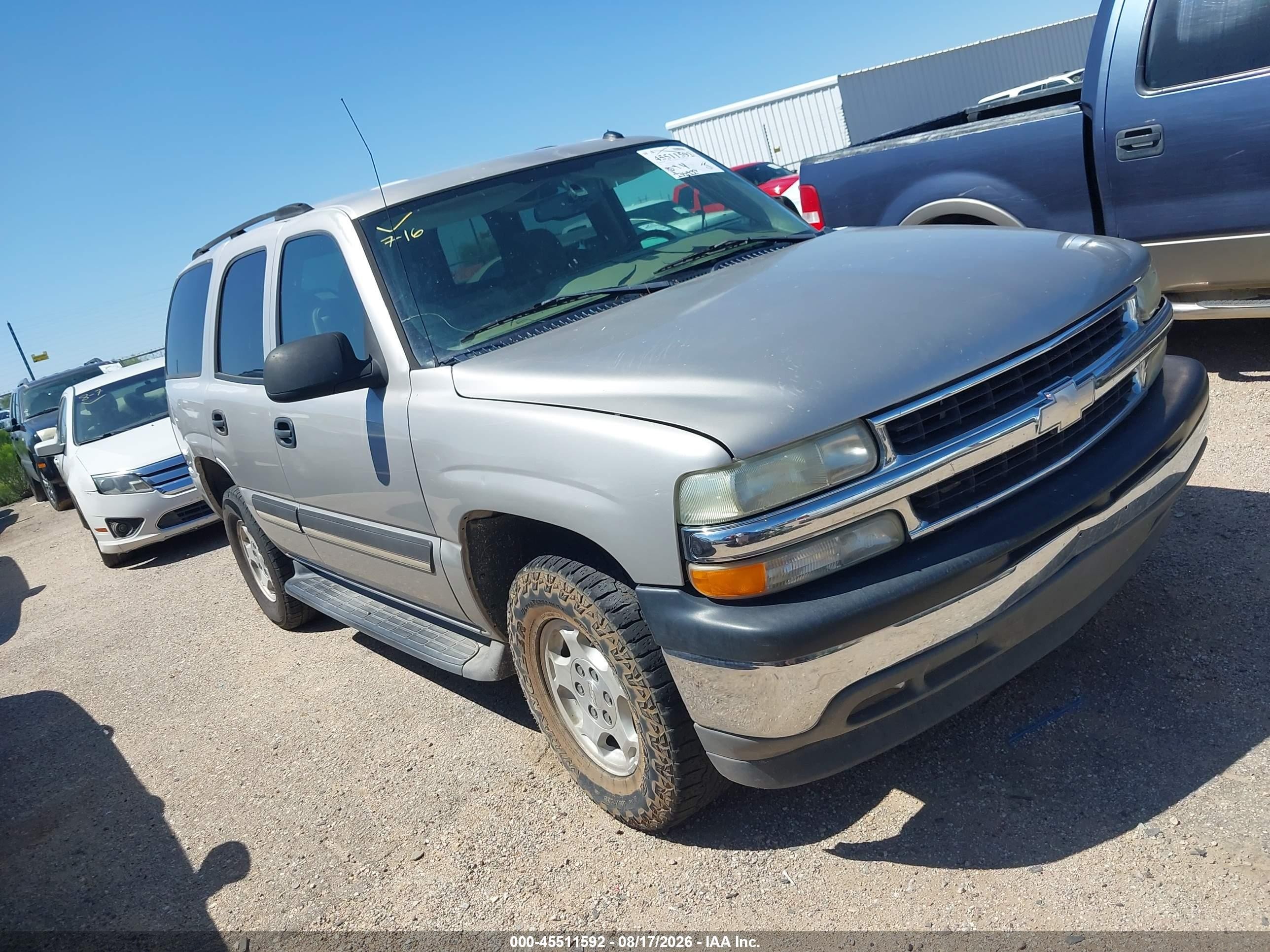 2005 Chevrolet Tahoe Ls Champagne vin: 1GNEC13V95J135593