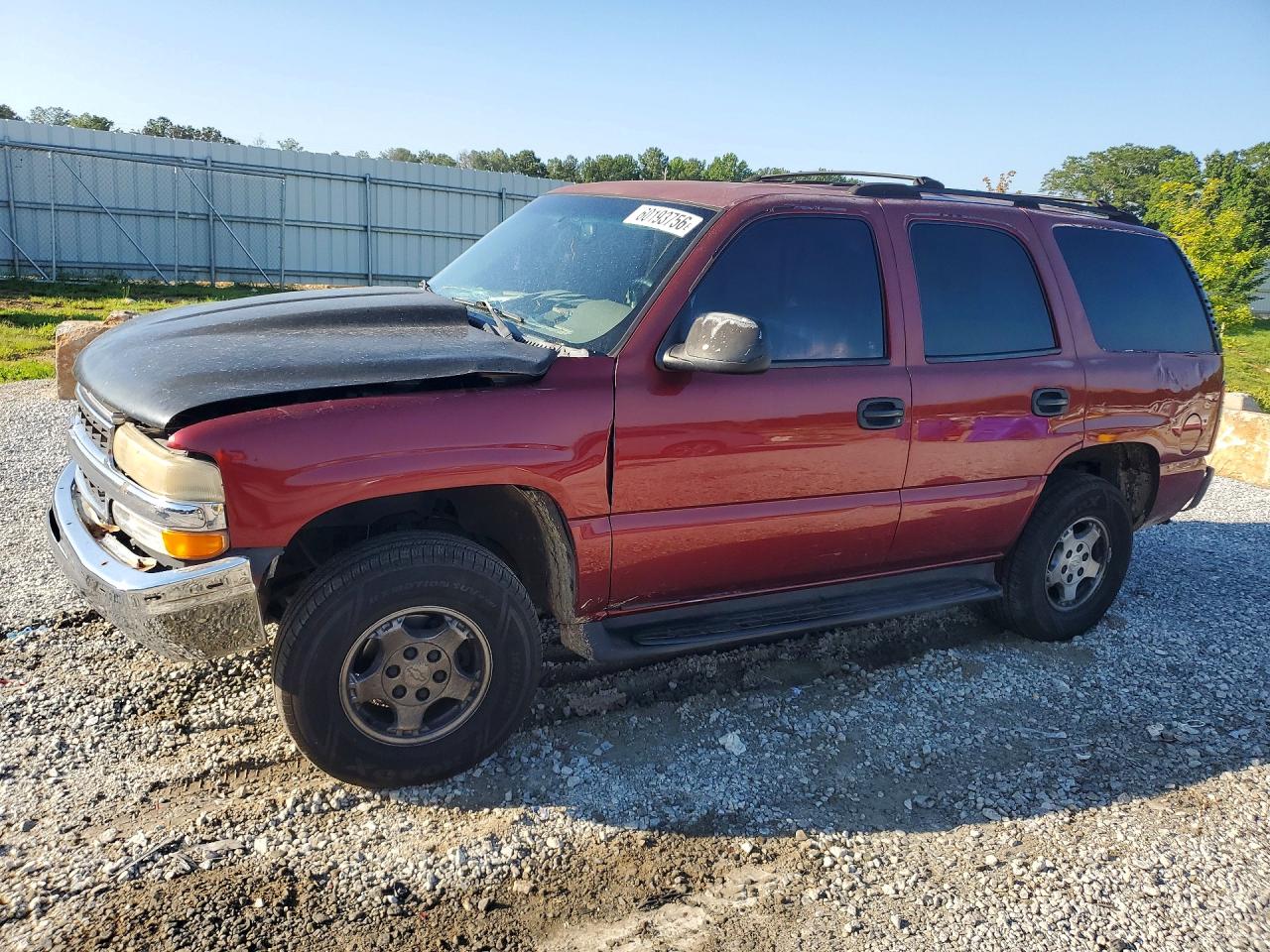 2002 Chevrolet Tahoe C1500 Burgundy vin: 1GNEC13VX2R216583