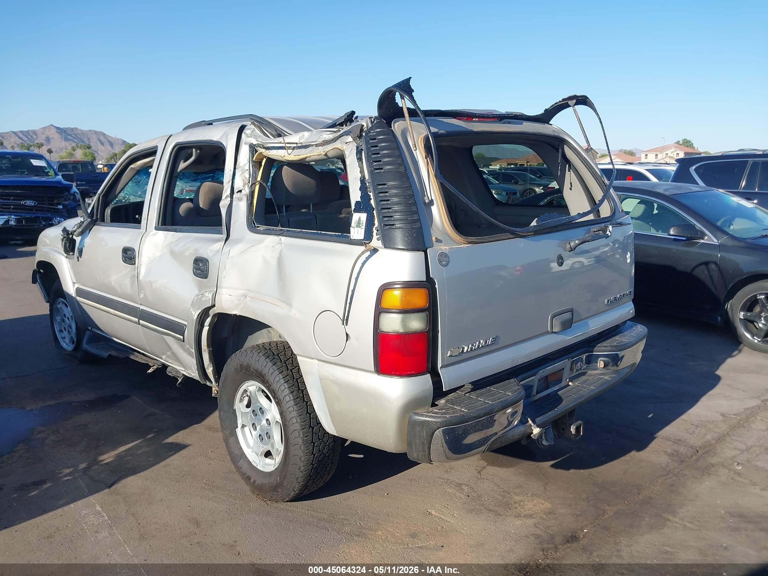 2005 Chevrolet Tahoe Ls Серебряный vin: 1GNEC13VX5R170211