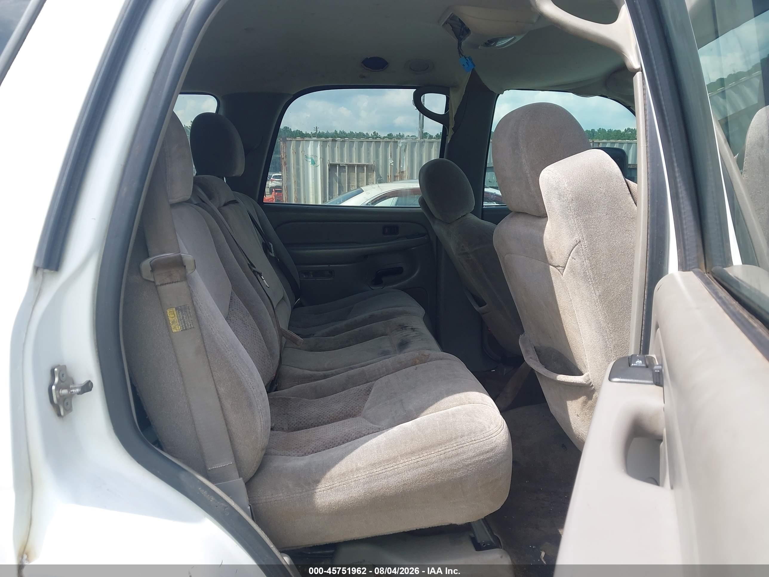 2004 Chevrolet Tahoe Ls White vin: 1GNEC13Z04J197076
