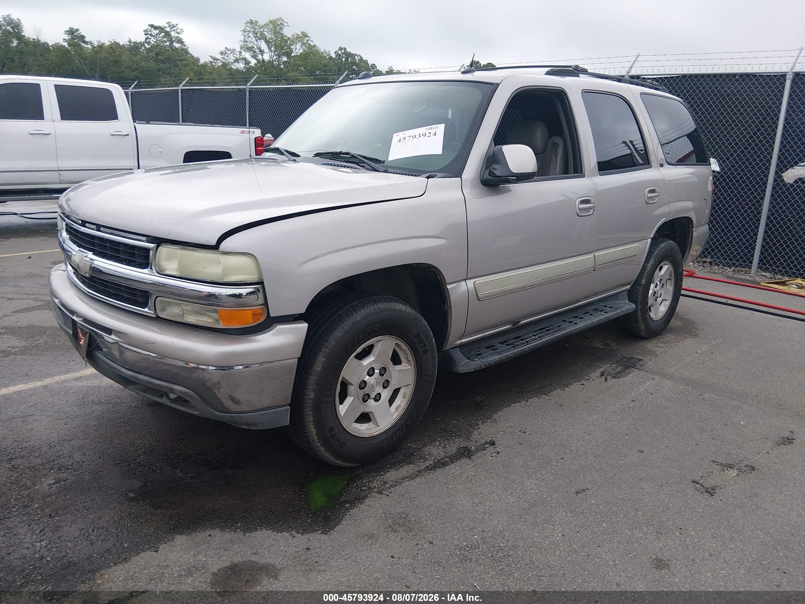 2004 Chevrolet Tahoe Lt Gray vin: 1GNEC13Z04J229640