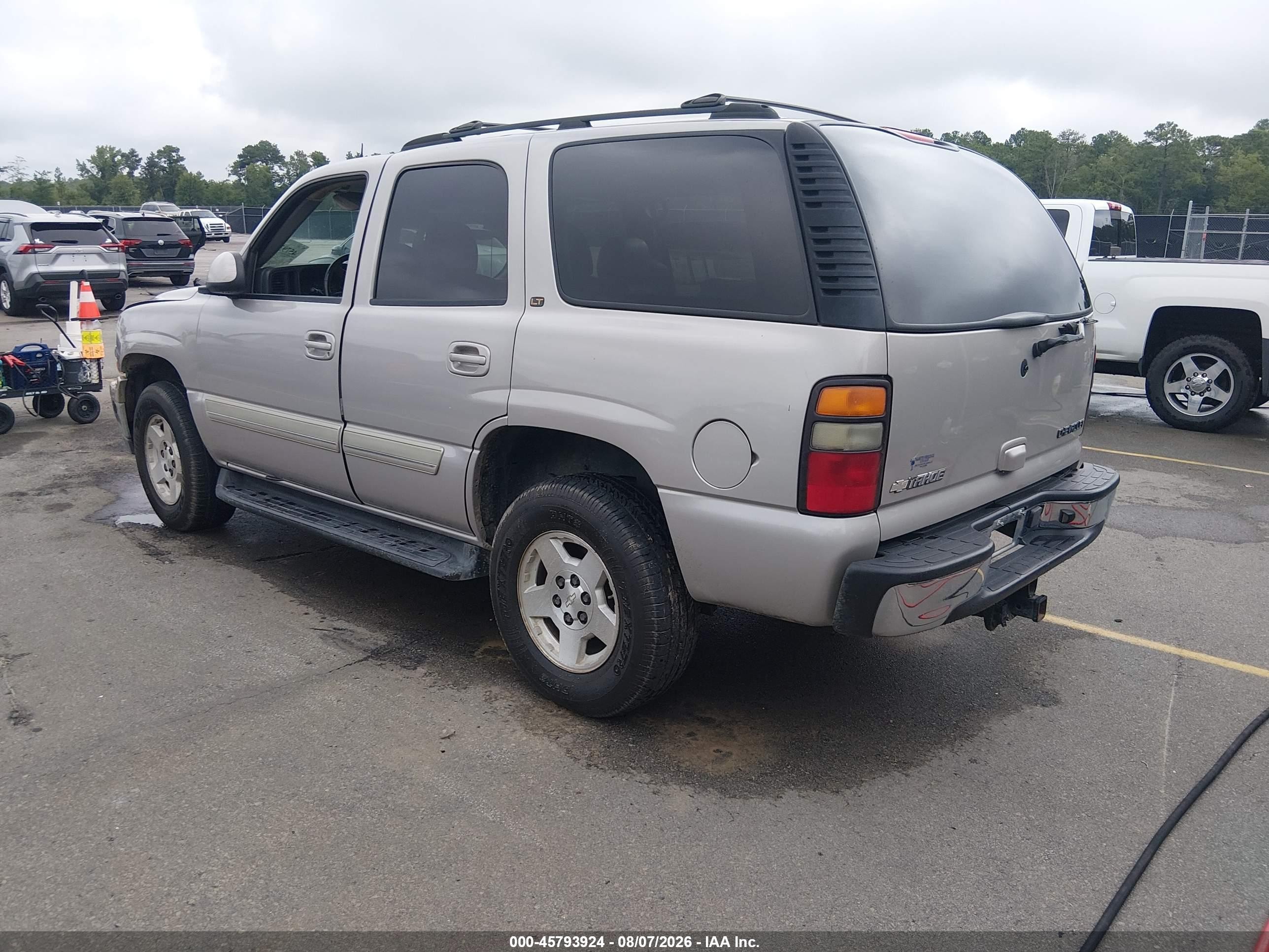 2004 Chevrolet Tahoe Lt Gray vin: 1GNEC13Z04J229640