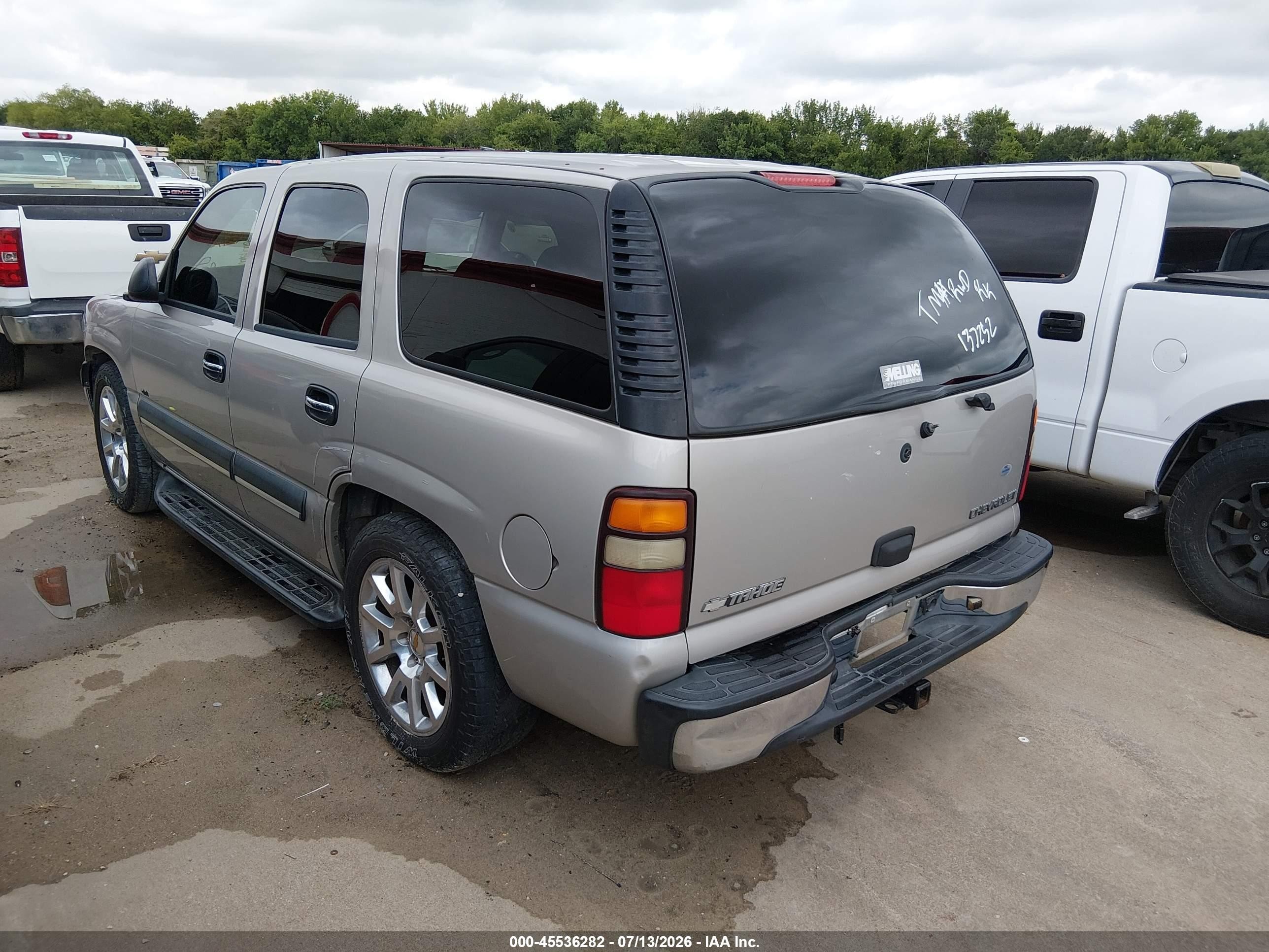 2004 Chevrolet Tahoe Ls Beige vin: 1GNEC13Z04R137252