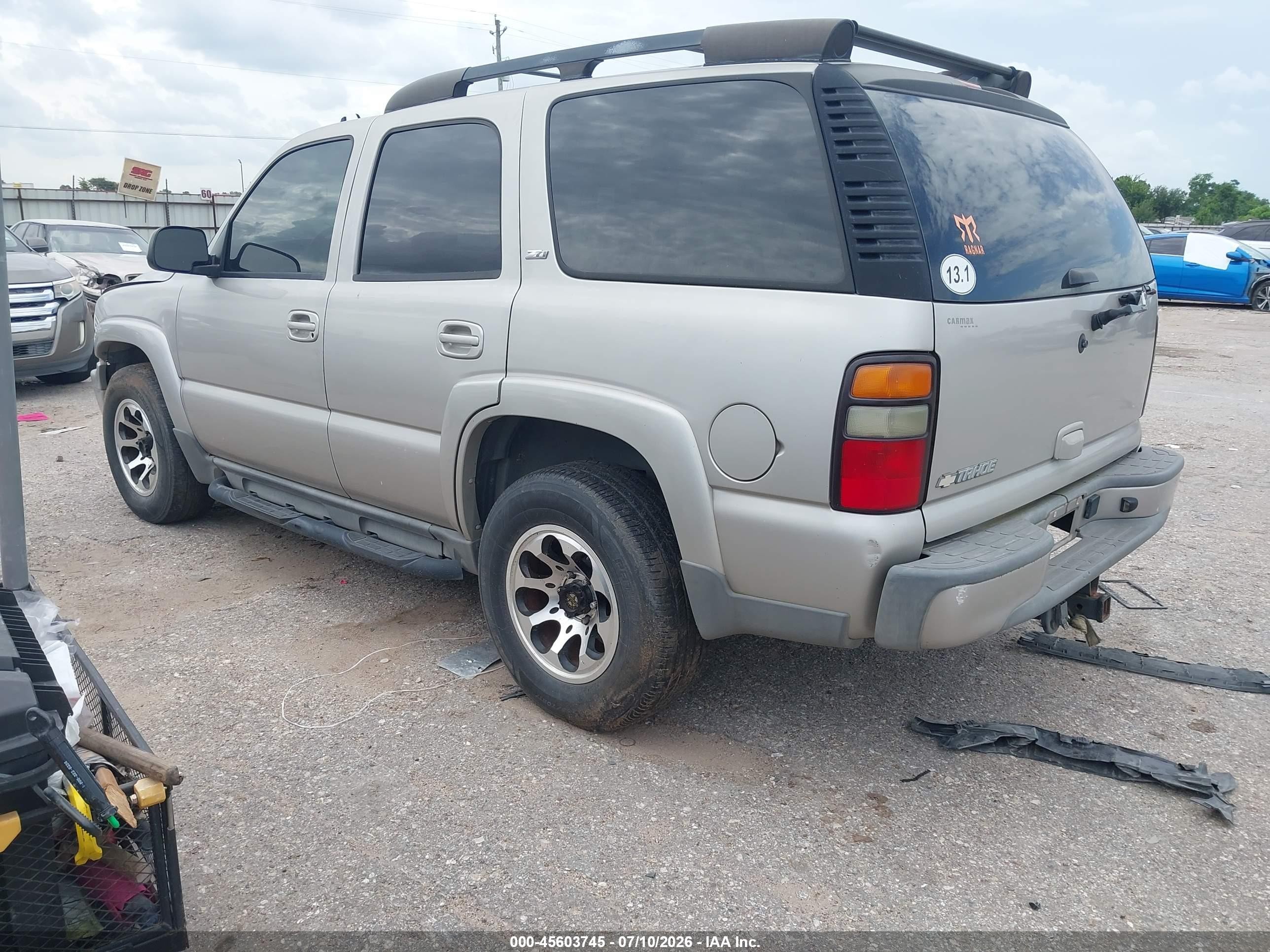 2006 Chevrolet Tahoe Z71 Beige vin: 1GNEC13Z06R167239