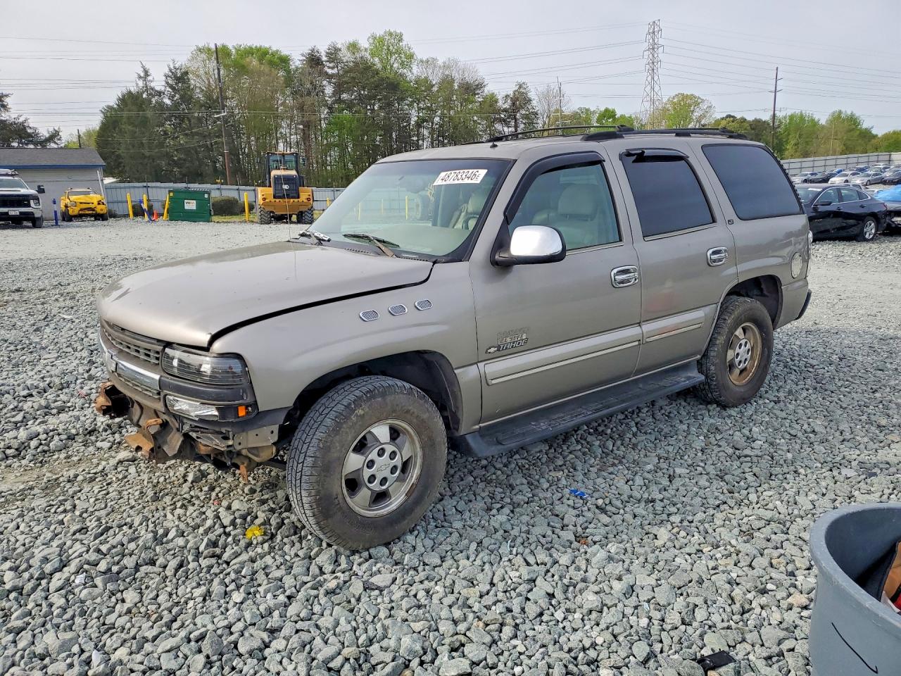 2002 Chevrolet Tahoe C1500 Cream vin: 1GNEC13Z12J229692