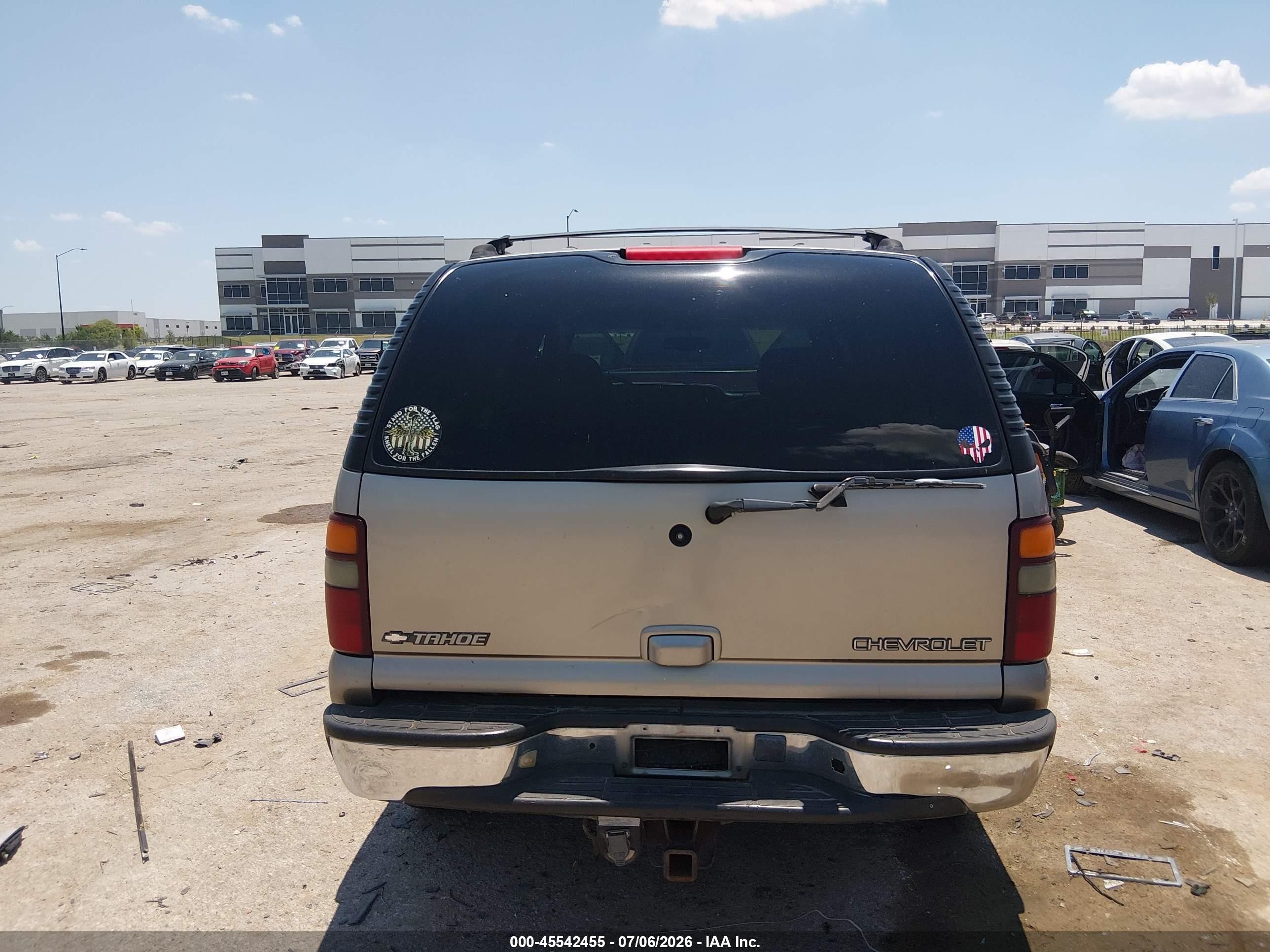 2002 Chevrolet Tahoe Lt Желто-коричневый vin: 1GNEC13Z12R116598