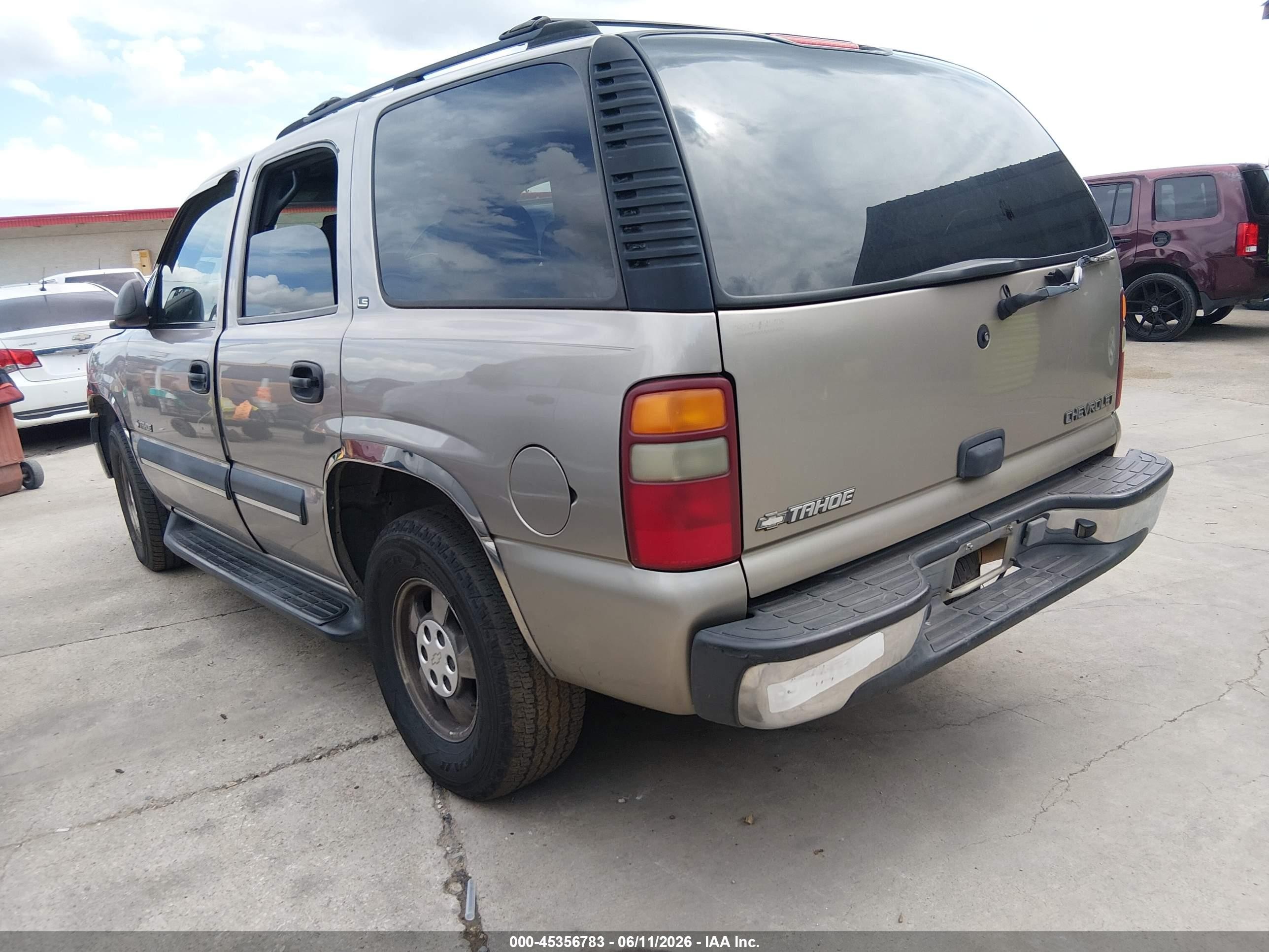 2002 Chevrolet Tahoe Ls Beige vin: 1GNEC13Z12R213963