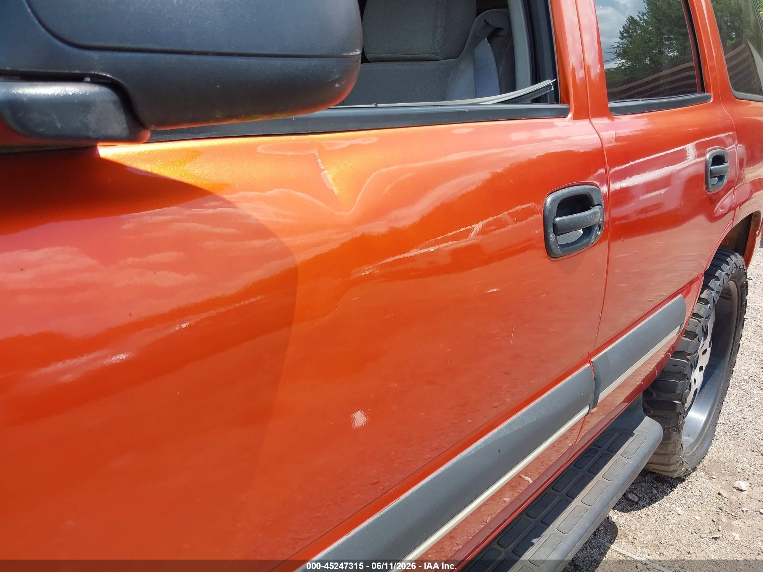 2003 Chevrolet Tahoe Ls Orange vin: 1GNEC13Z13J287013