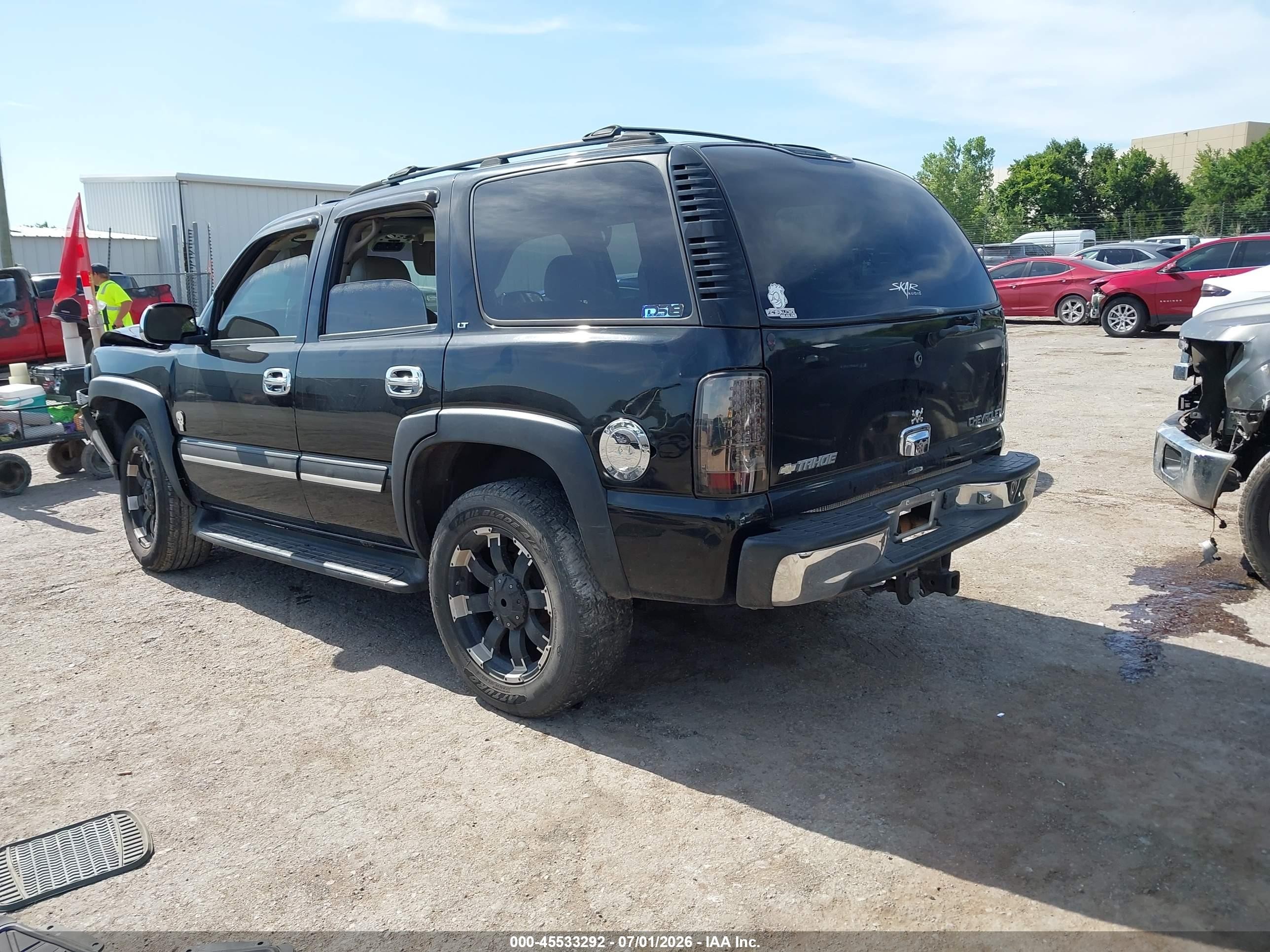 2004 Chevrolet Tahoe Lt Black vin: 1GNEC13Z14R233200