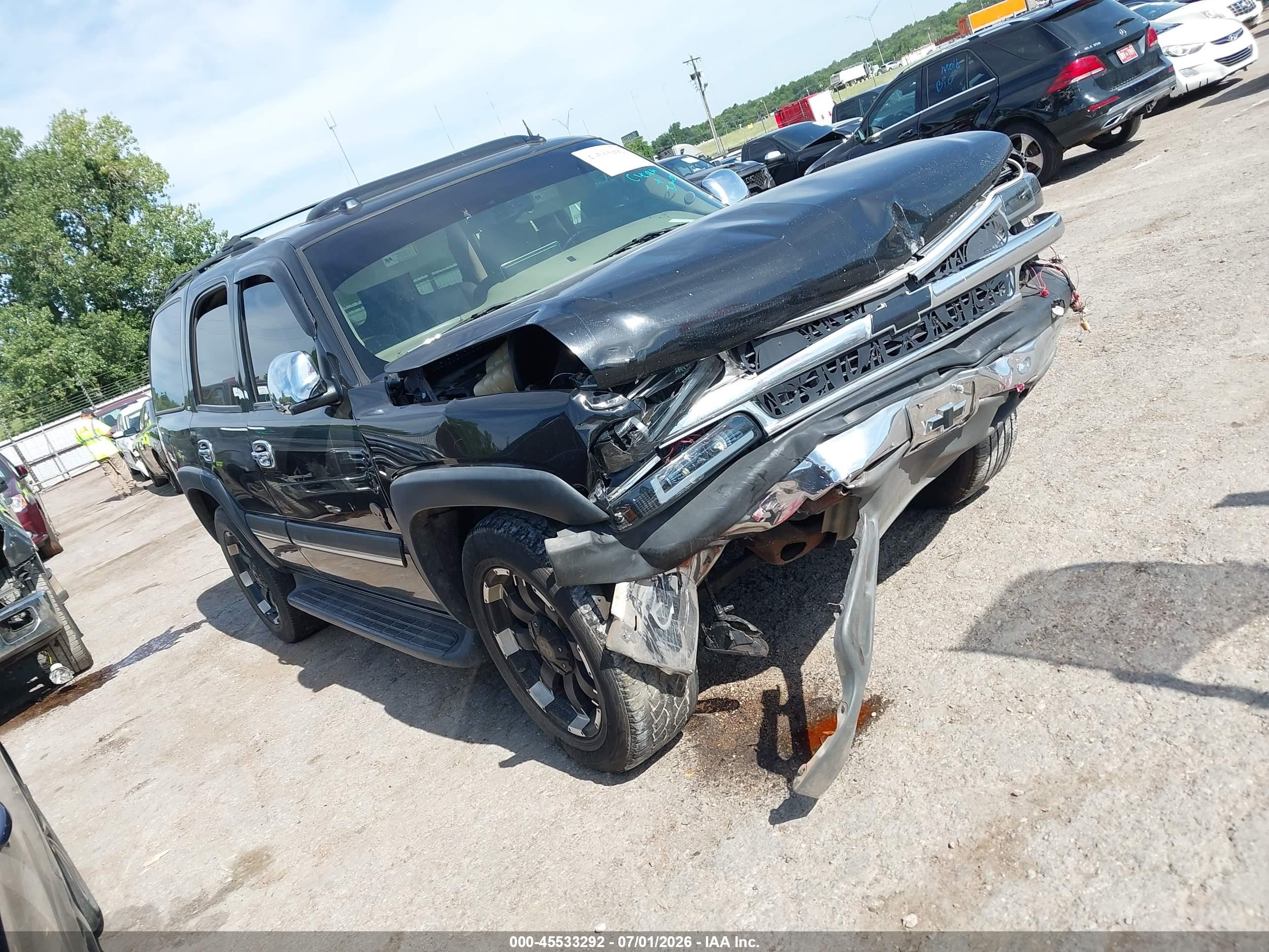 2004 Chevrolet Tahoe Lt Black vin: 1GNEC13Z14R233200