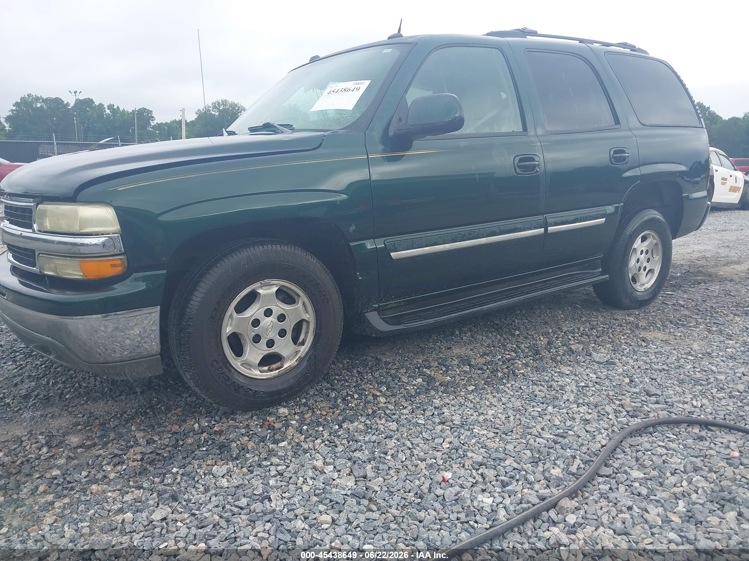 2004 Chevrolet Tahoe Lt Green vin: 1GNEC13Z14R254208