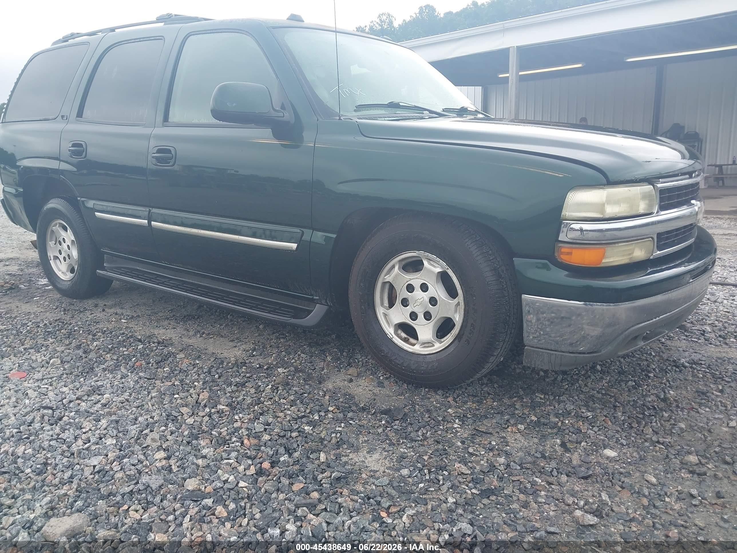 2004 Chevrolet Tahoe Lt Green vin: 1GNEC13Z14R254208