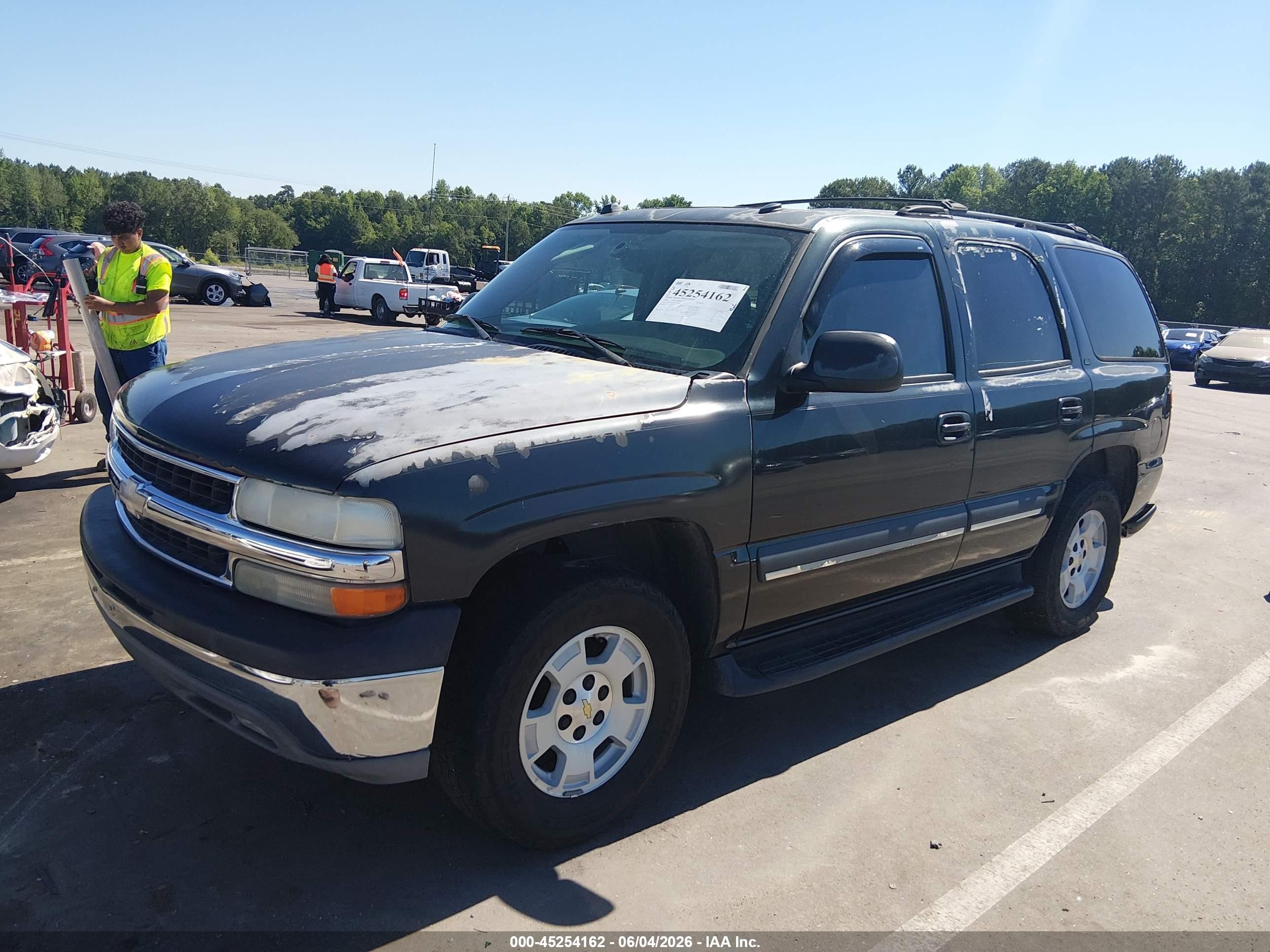 2004 Chevrolet Tahoe Lt Black vin: 1GNEC13Z24J170400