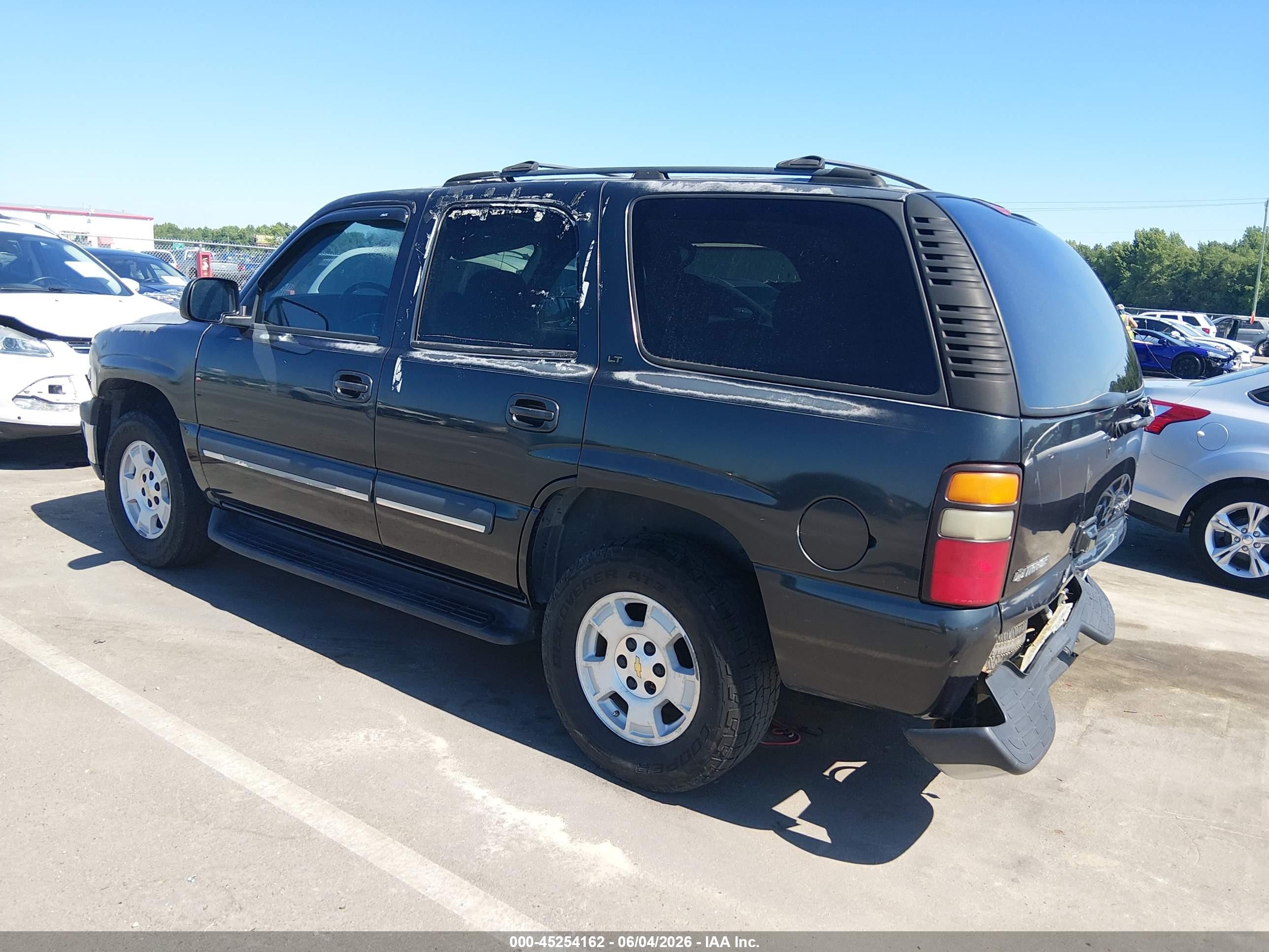 2004 Chevrolet Tahoe Lt Black vin: 1GNEC13Z24J170400