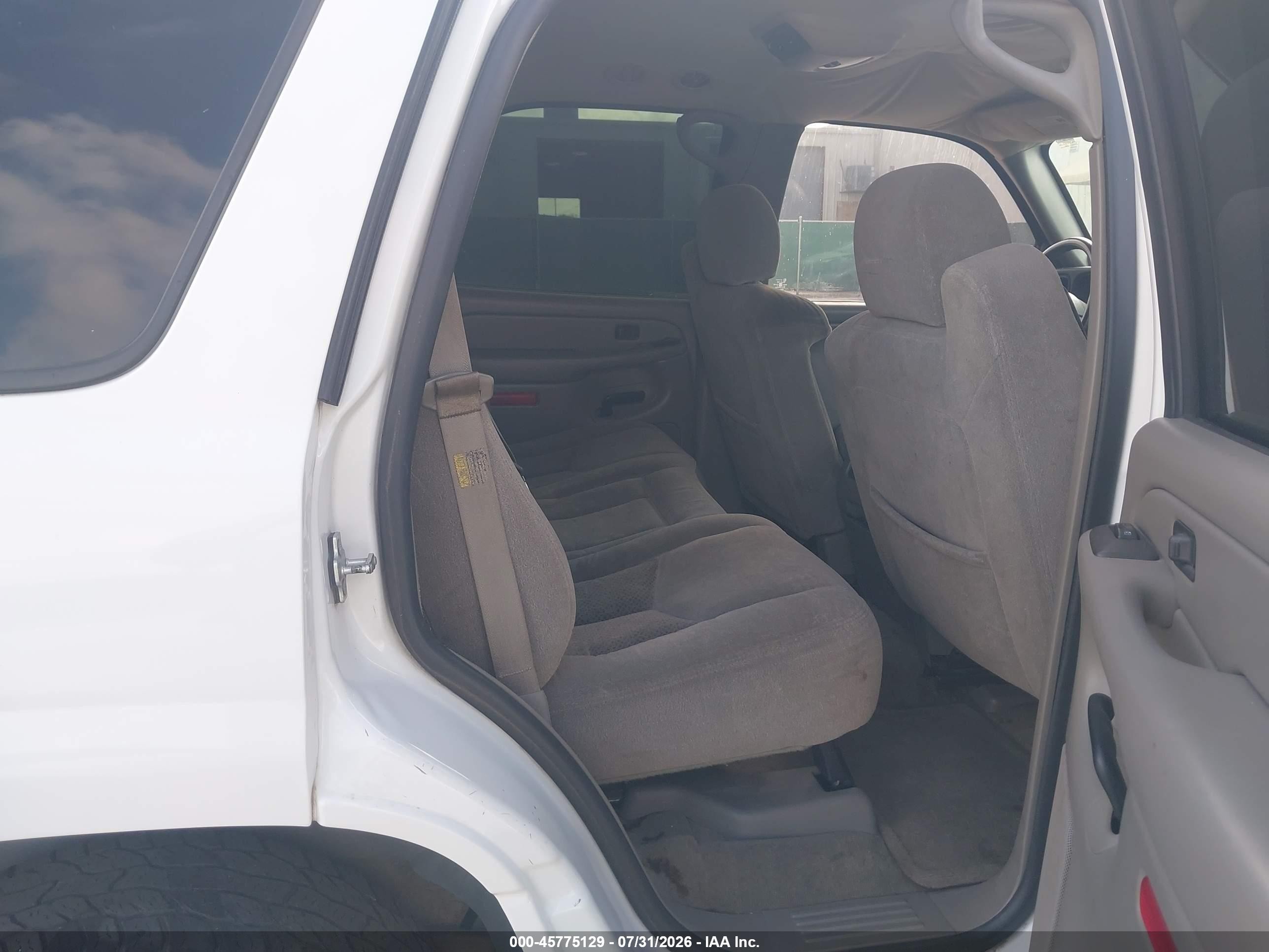 2004 Chevrolet Tahoe Ls White vin: 1GNEC13Z24R313699