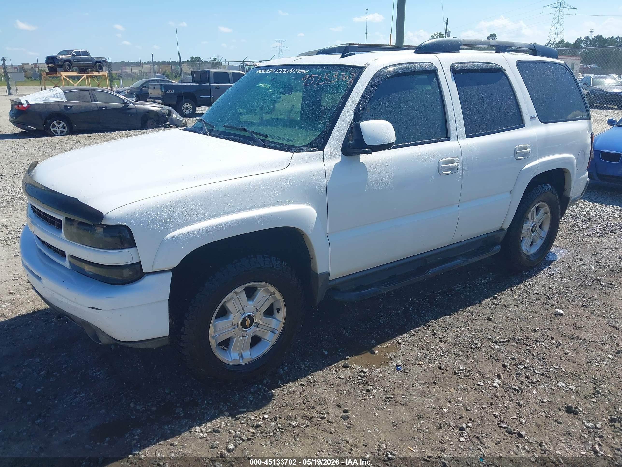 2006 Chevrolet Tahoe Z71 White vin: 1GNEC13Z26R169543