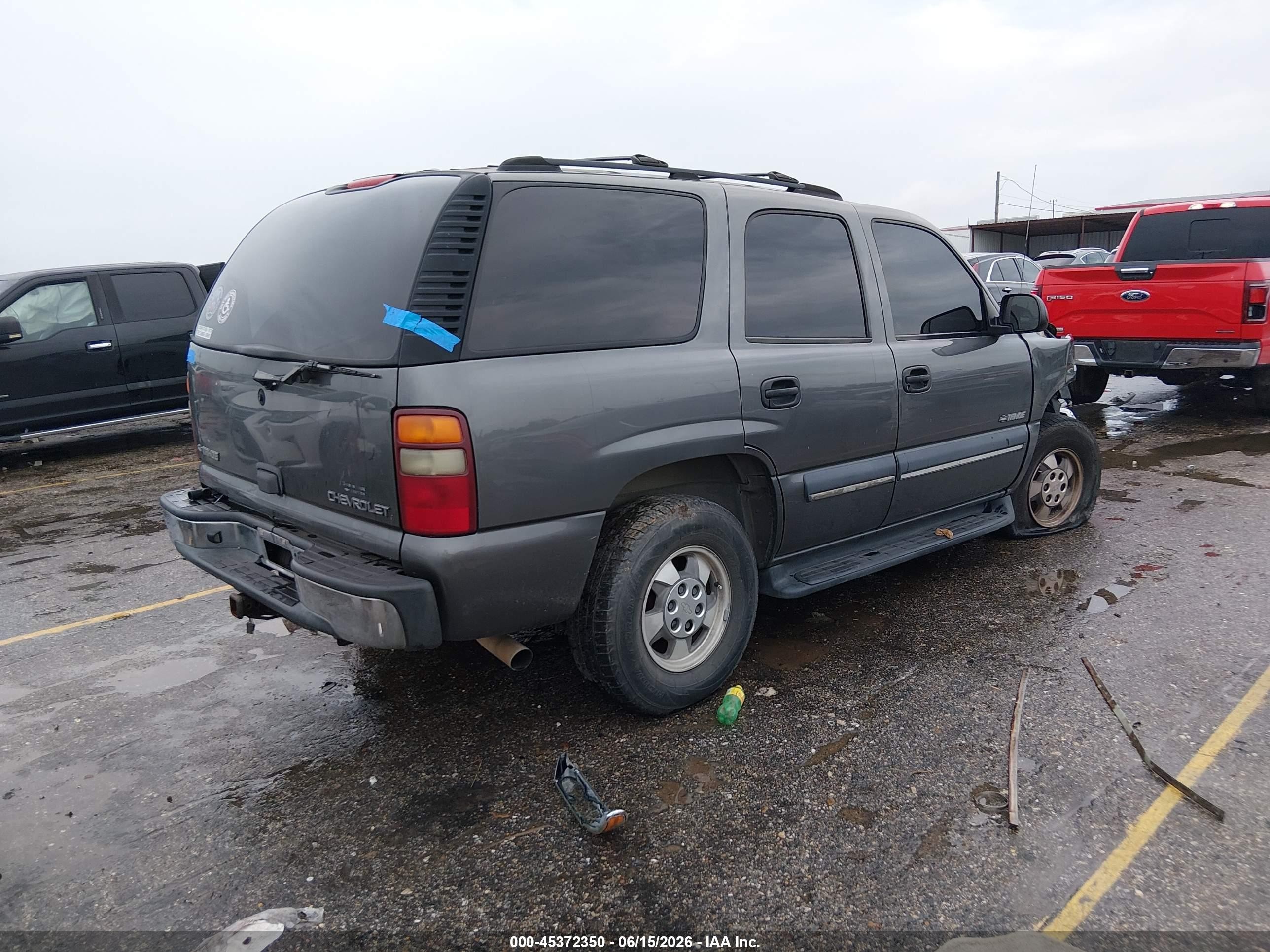 2002 Chevrolet Tahoe Ls Gray vin: 1GNEC13Z32R205606