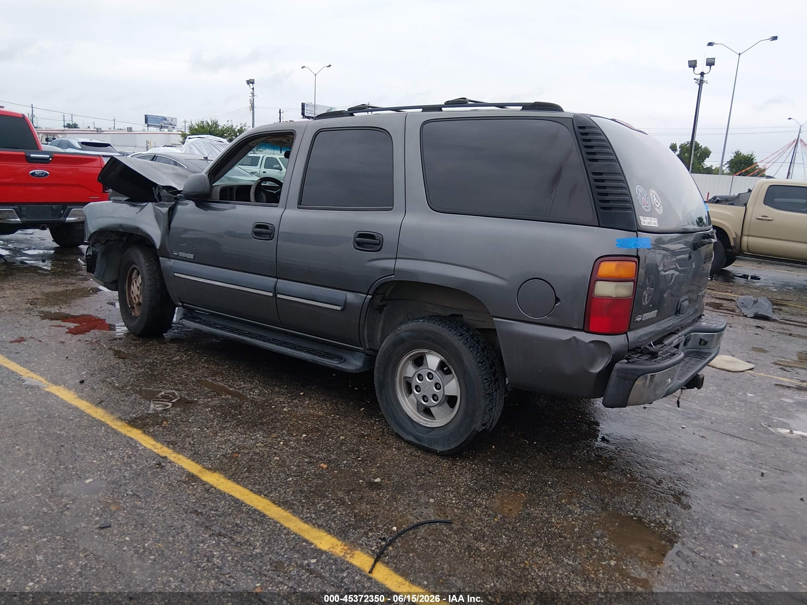 2002 Chevrolet Tahoe Ls Gray vin: 1GNEC13Z32R205606