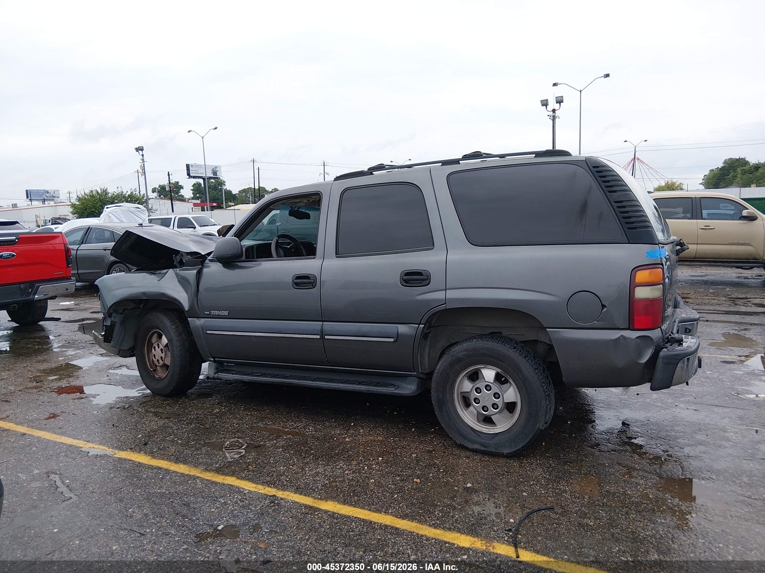 2002 Chevrolet Tahoe Ls Gray vin: 1GNEC13Z32R205606