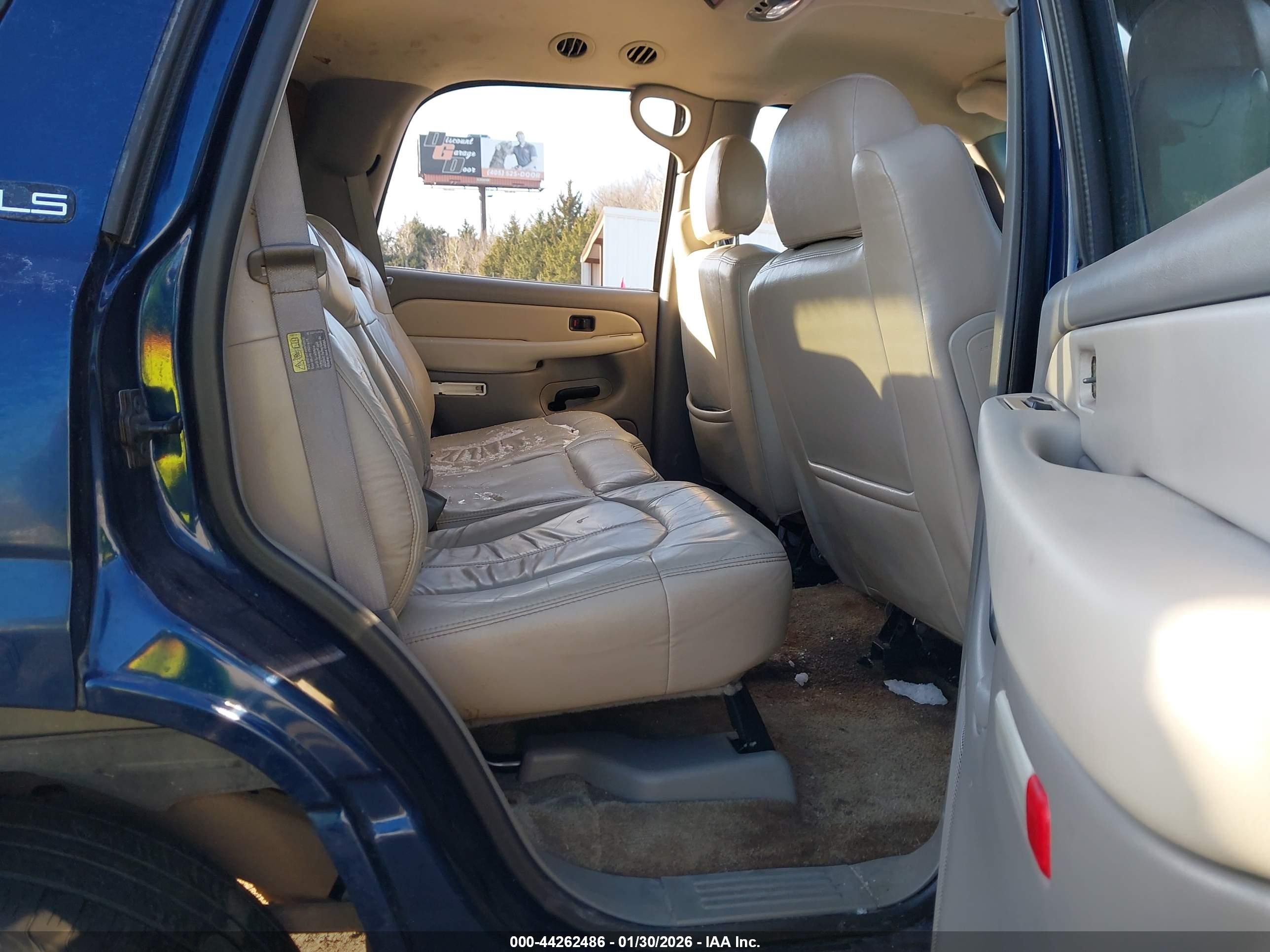 2002 Chevrolet Tahoe Ls Blue vin: 1GNEC13Z32R214595