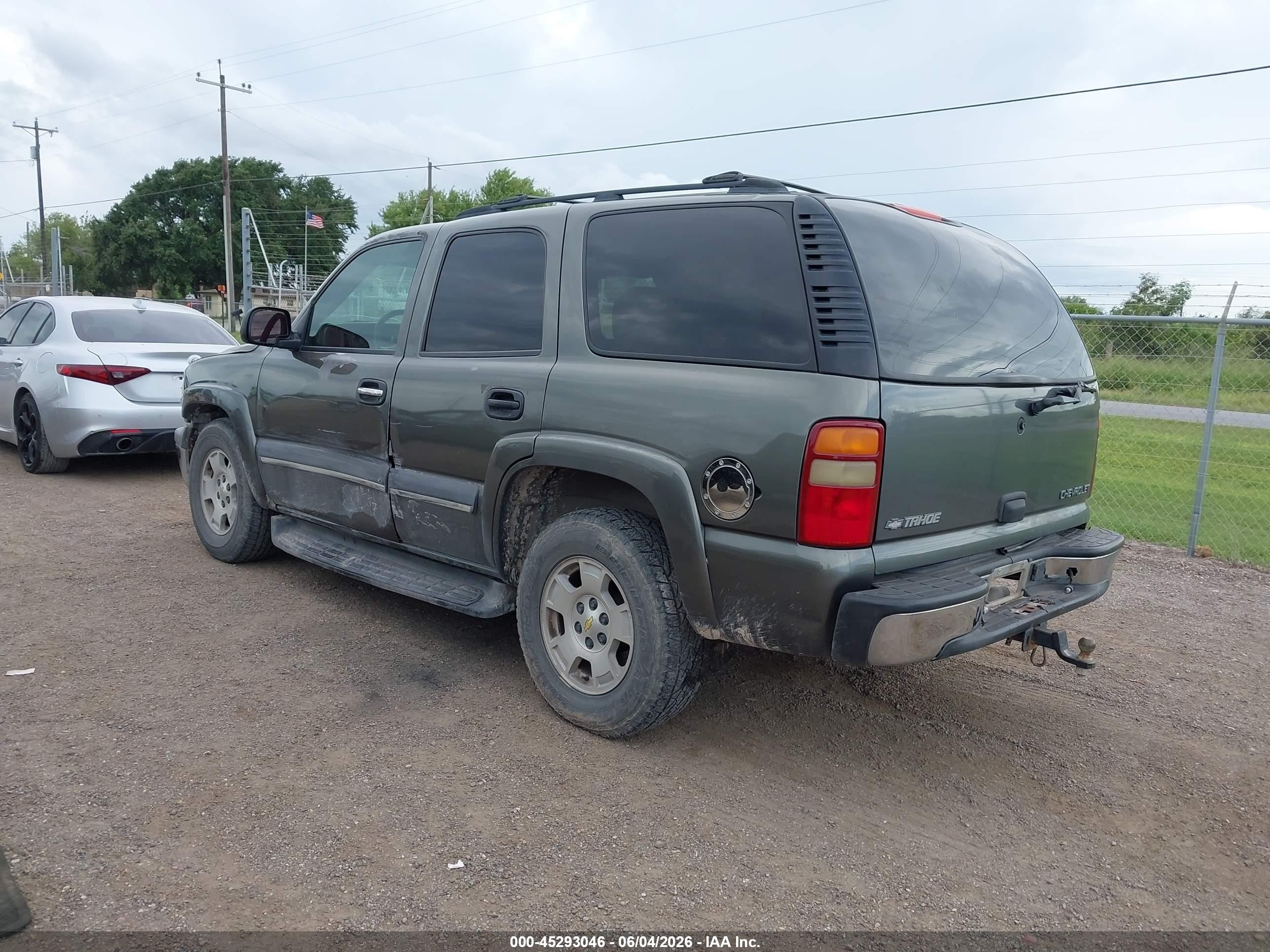 2002 Chevrolet Tahoe Ls Gray vin: 1GNEC13Z32R248388