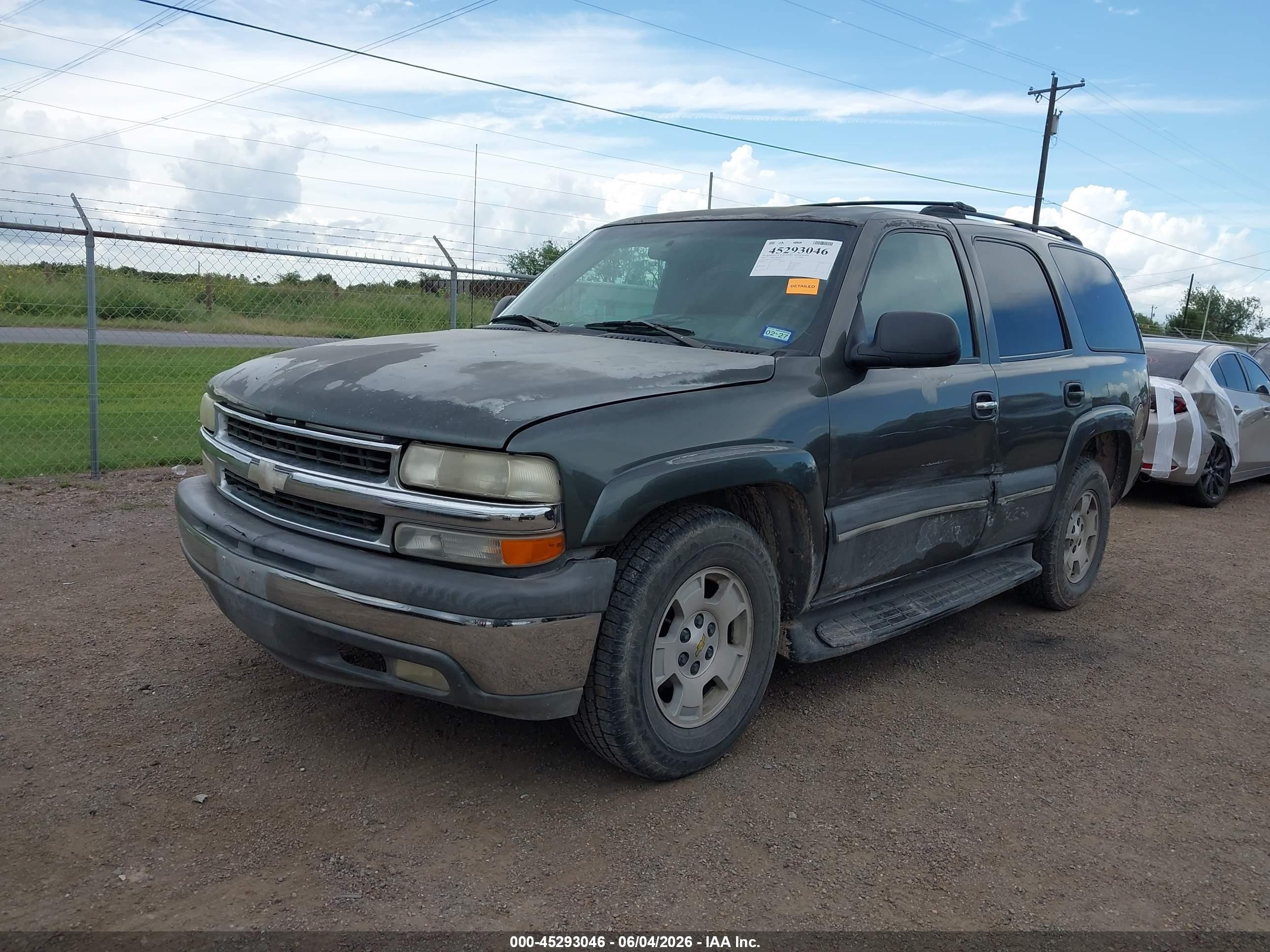 2002 Chevrolet Tahoe Ls Gray vin: 1GNEC13Z32R248388