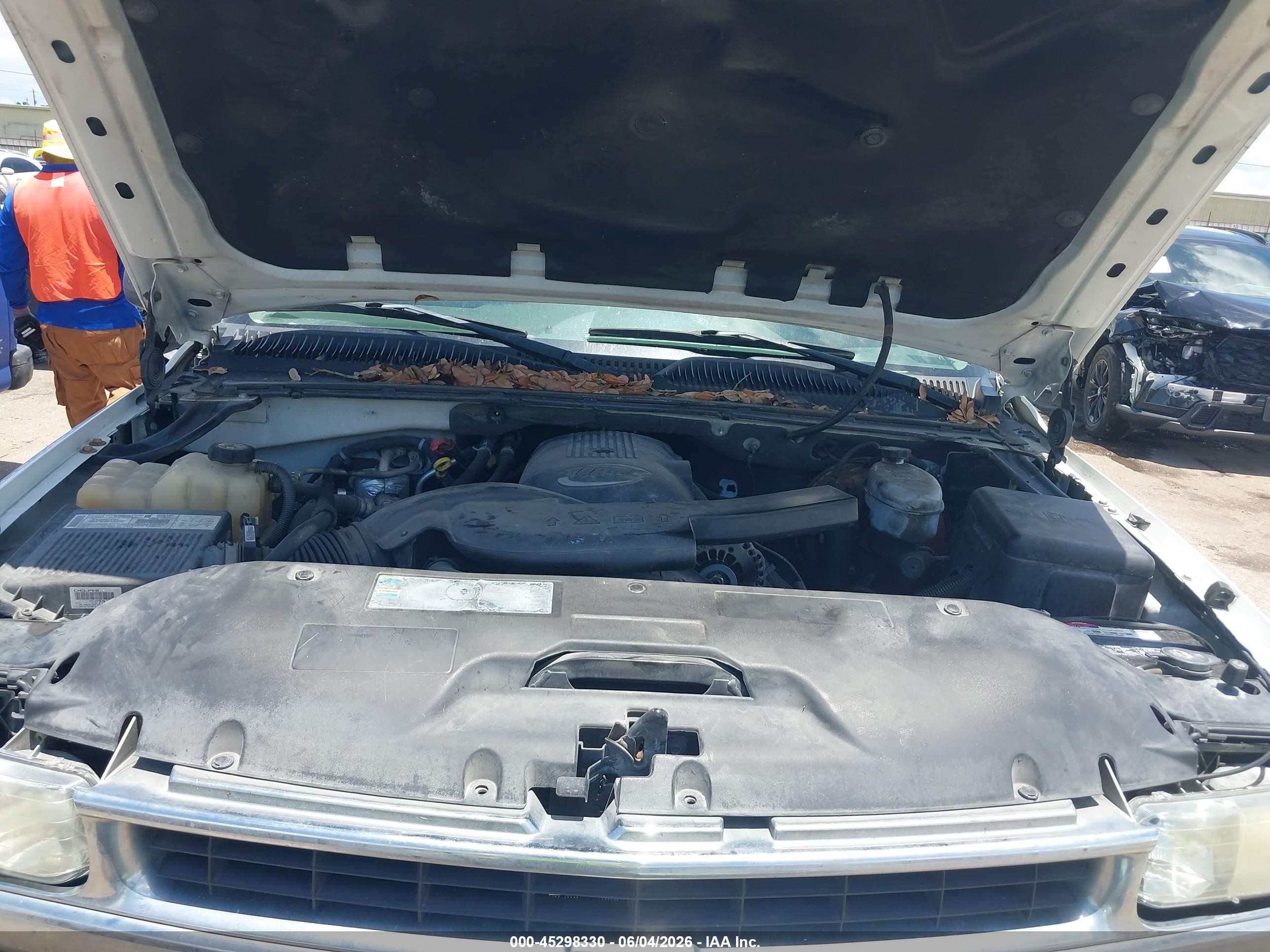 2003 Chevrolet Tahoe Ls White vin: 1GNEC13Z33J336065