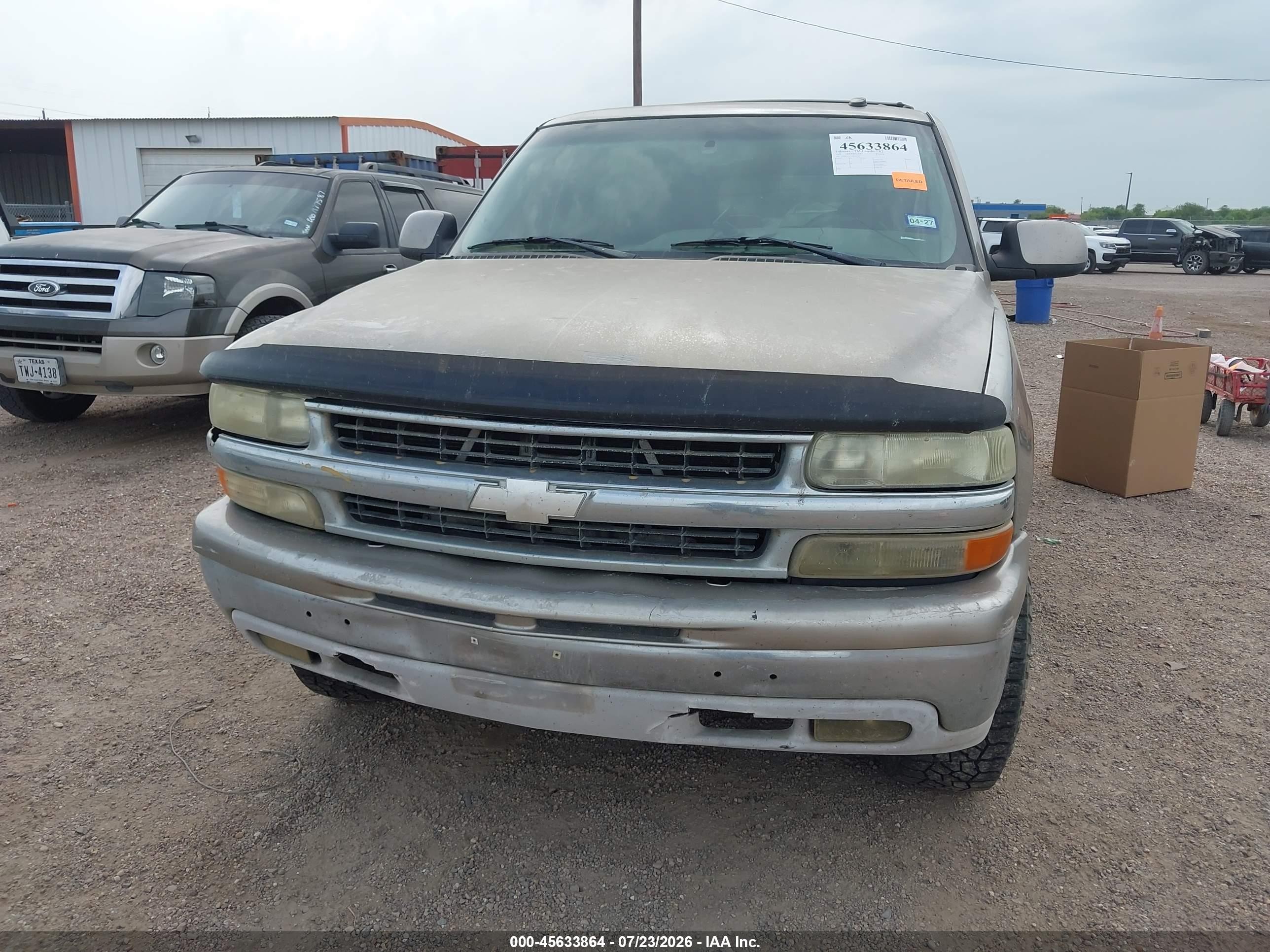 2003 Chevrolet Tahoe Lt Tan vin: 1GNEC13Z33R262518