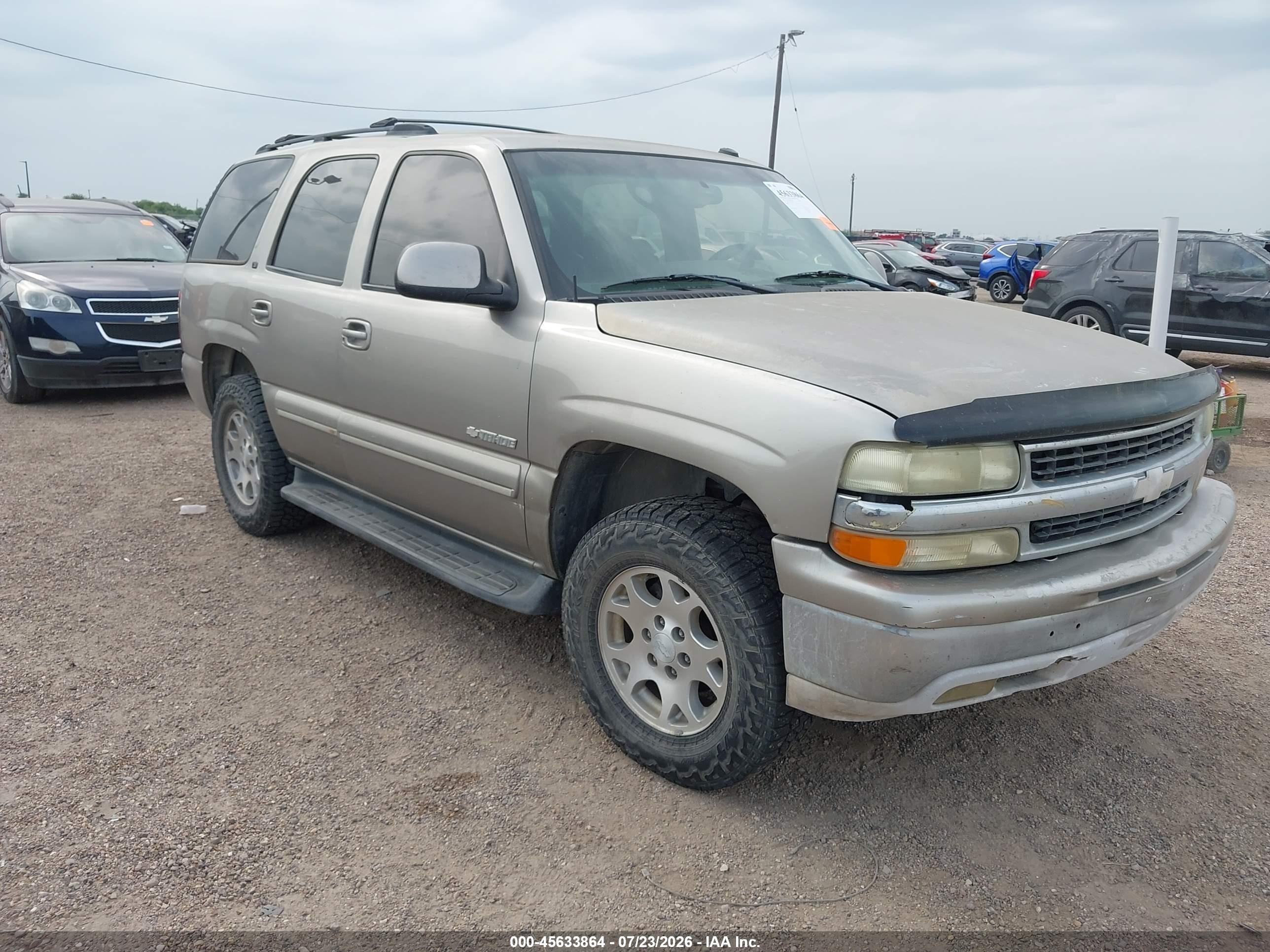2003 Chevrolet Tahoe Lt Tan vin: 1GNEC13Z33R262518