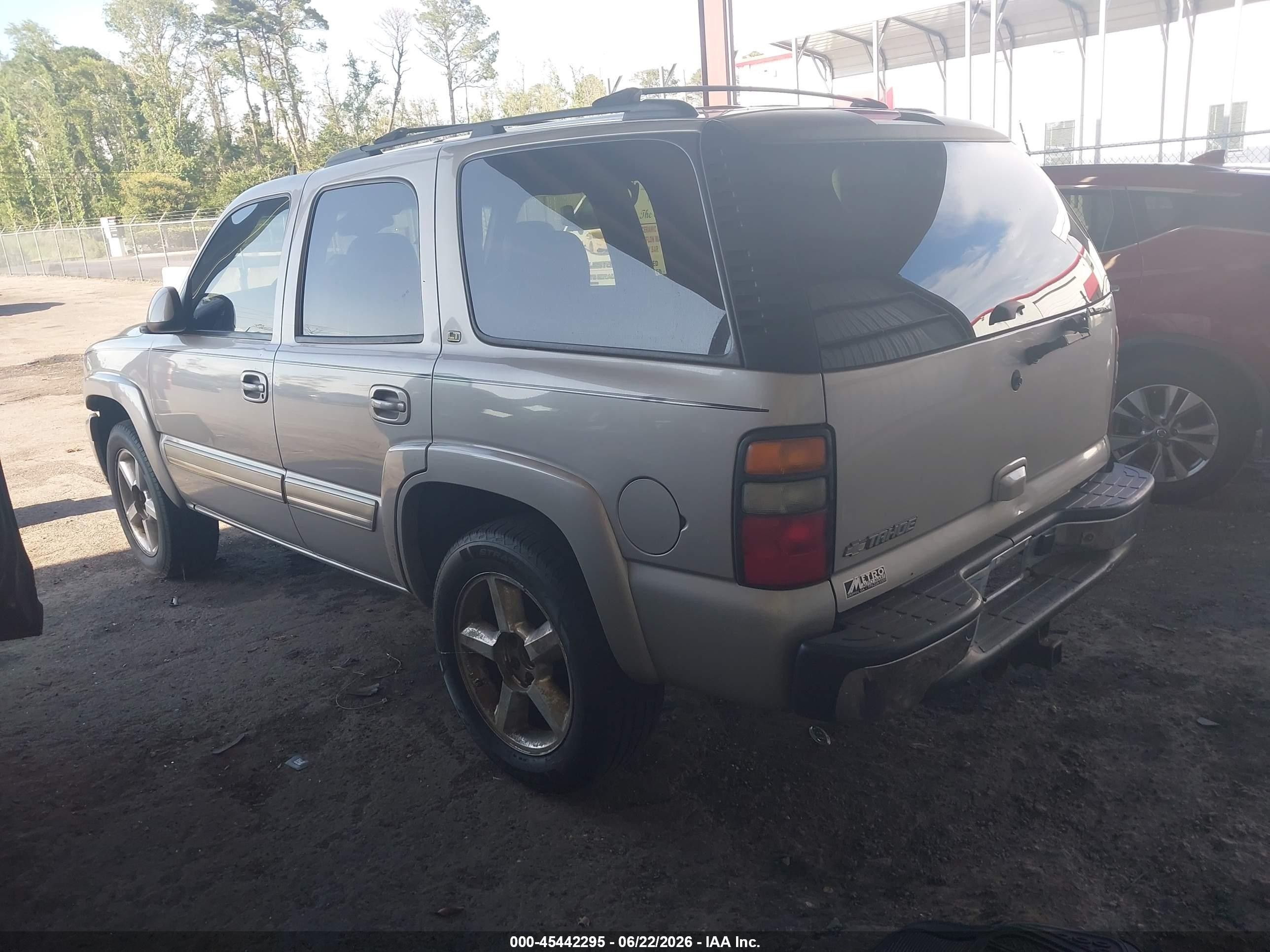 2006 Chevrolet Tahoe Lt Beige vin: 1GNEC13Z36R134283