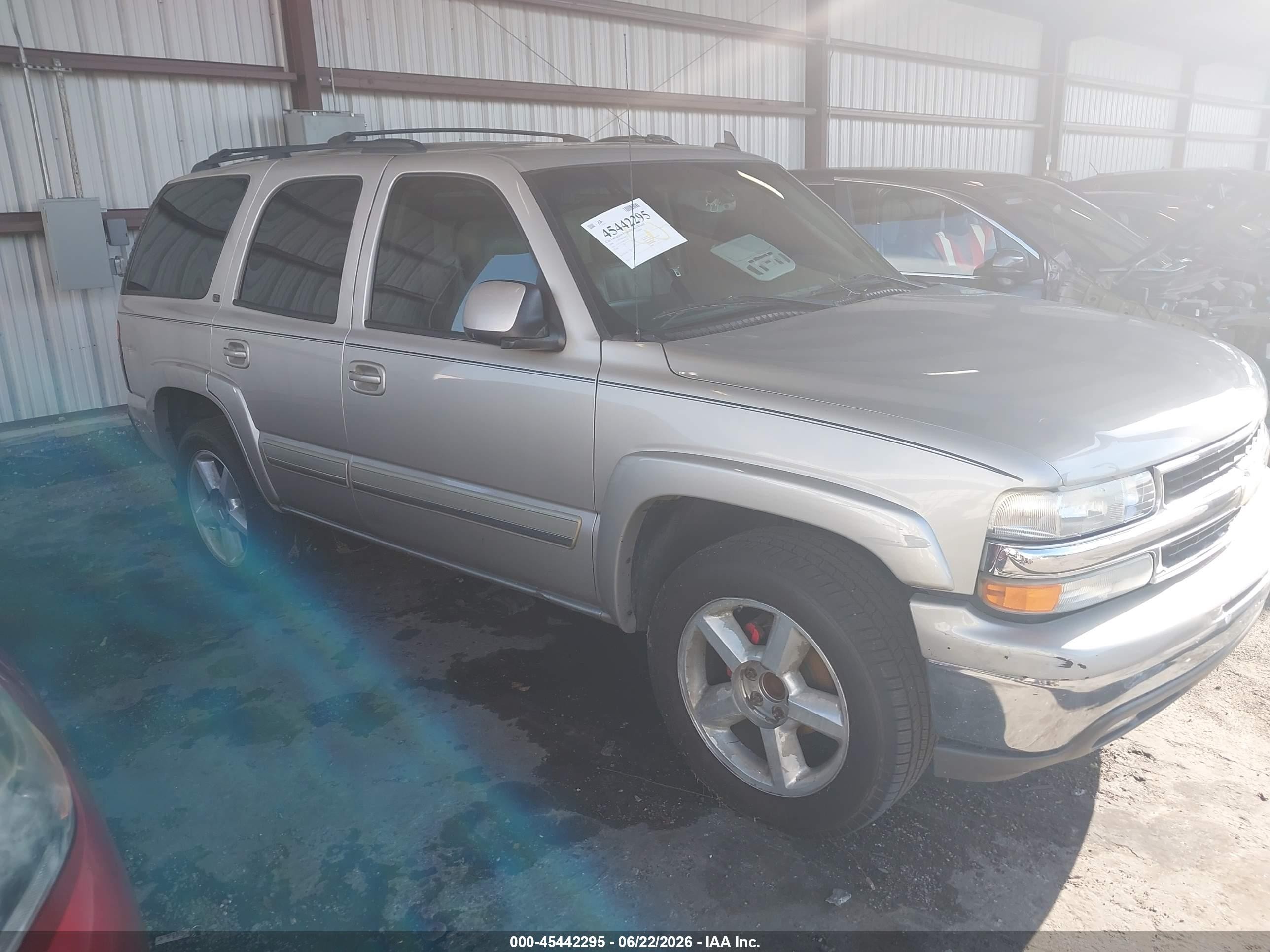 2006 Chevrolet Tahoe Lt Beige vin: 1GNEC13Z36R134283
