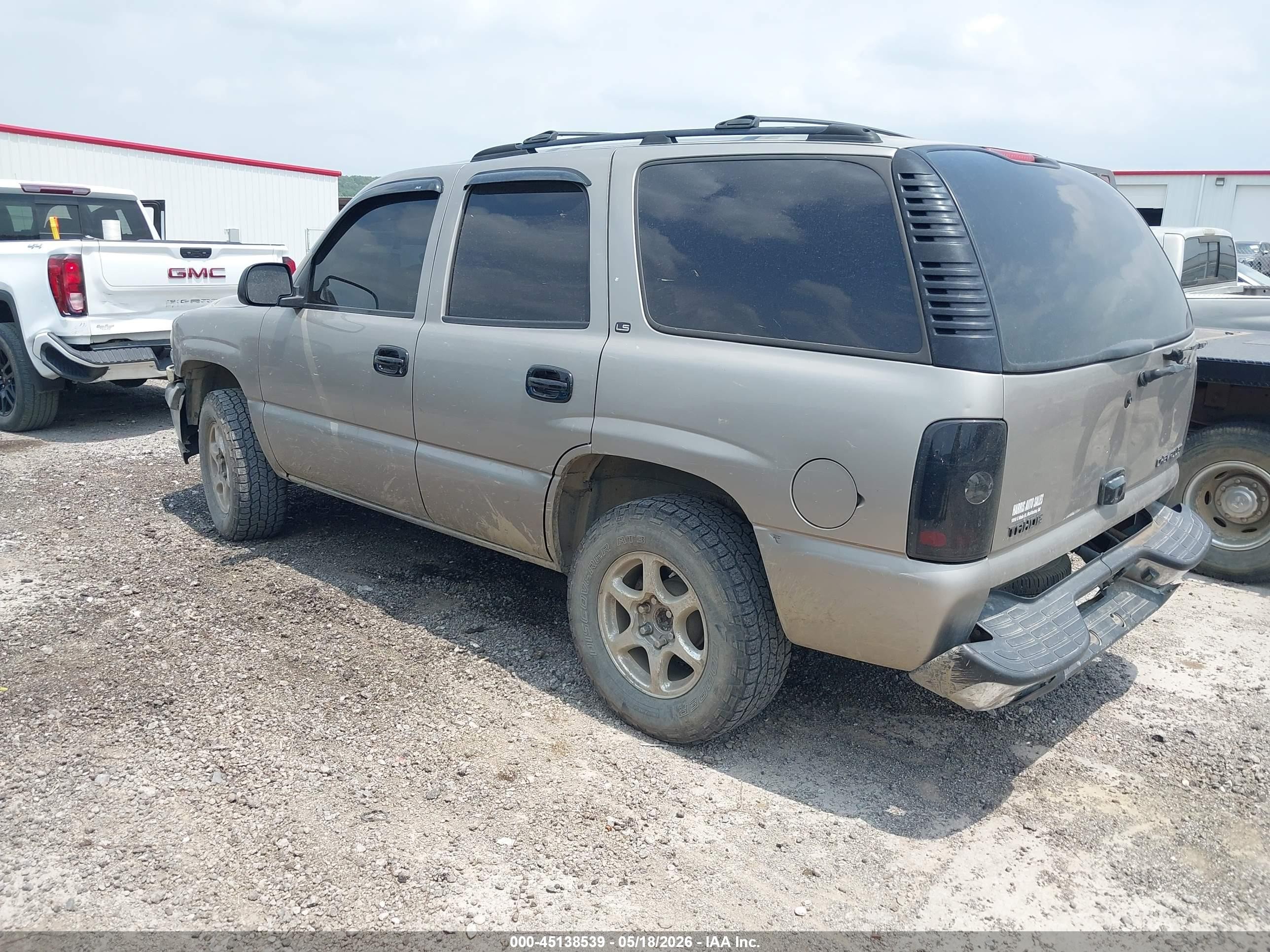 2002 Chevrolet Tahoe Ls Gold vin: 1GNEC13Z42R280492