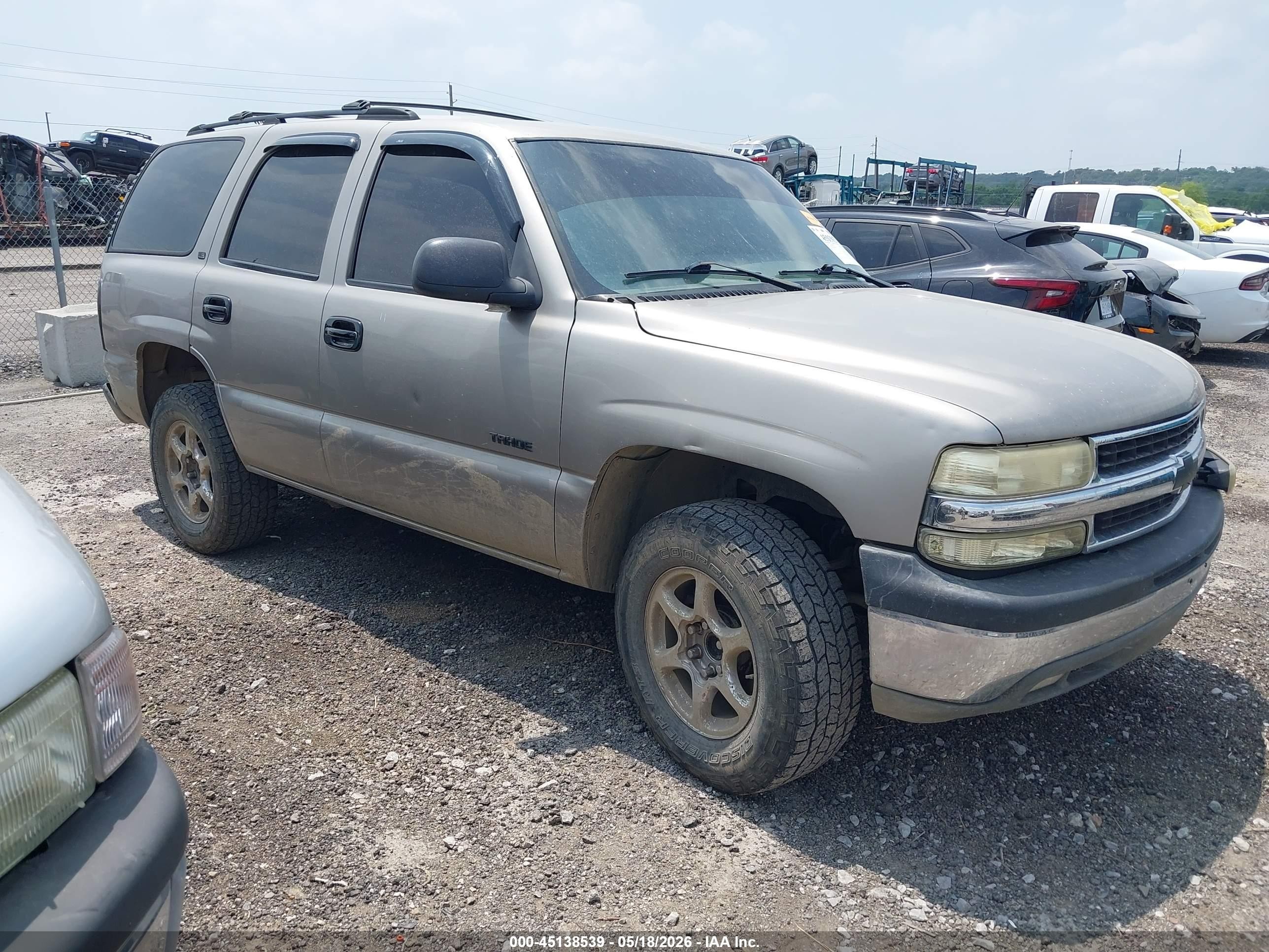 2002 Chevrolet Tahoe Ls Gold vin: 1GNEC13Z42R280492