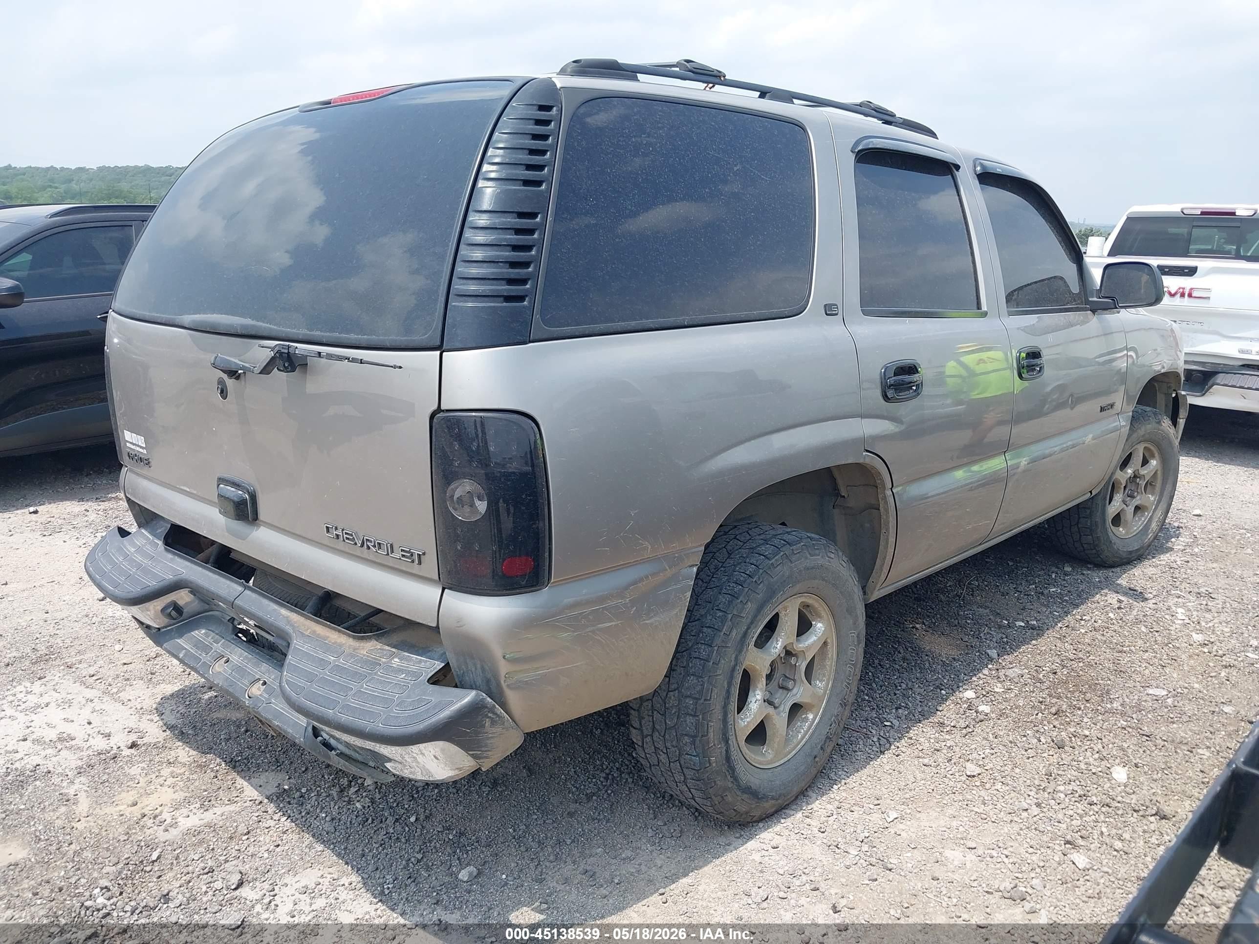 2002 Chevrolet Tahoe Ls Gold vin: 1GNEC13Z42R280492