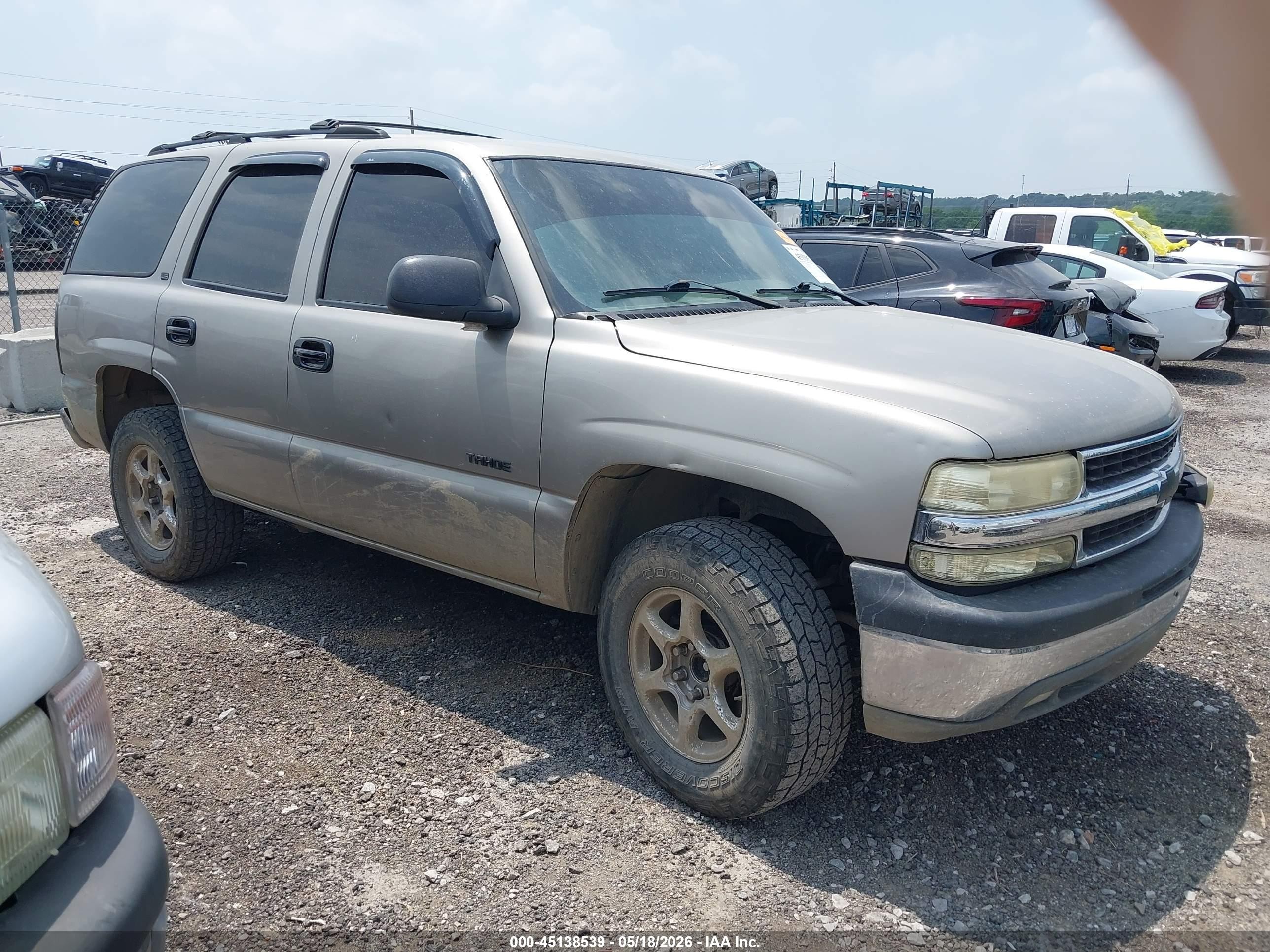 2002 Chevrolet Tahoe Ls Gold vin: 1GNEC13Z42R280492