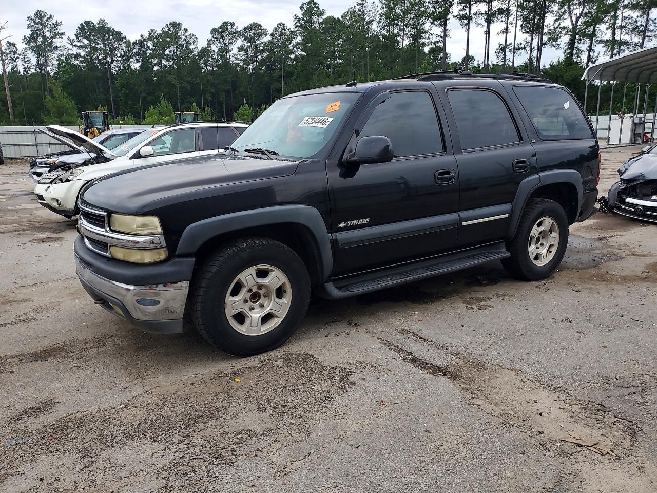 2002 Chevrolet Tahoe C1500 Black vin: 1GNEC13Z42R289127