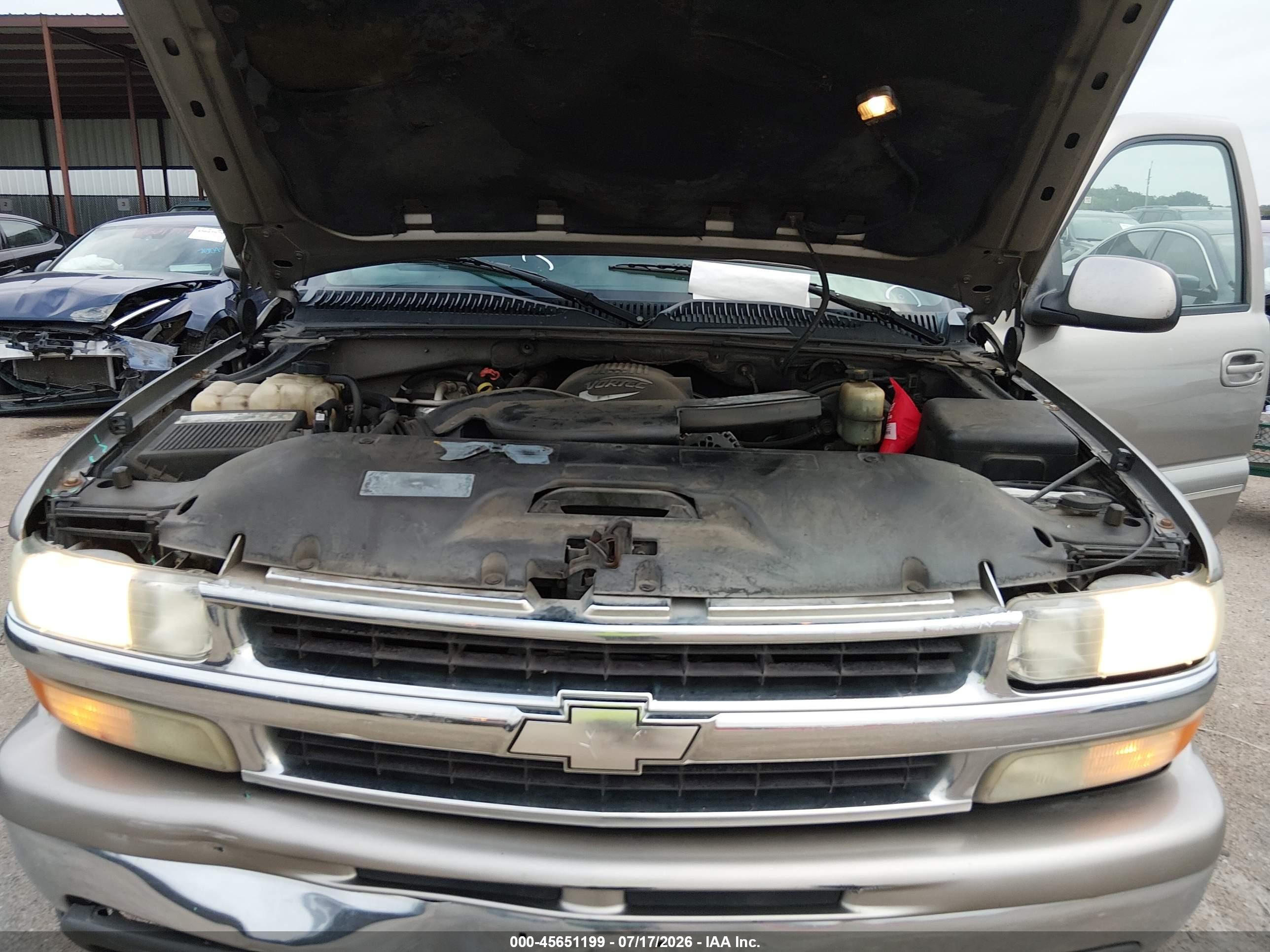 2002 Chevrolet Tahoe Lt Champagne vin: 1GNEC13Z42R304015