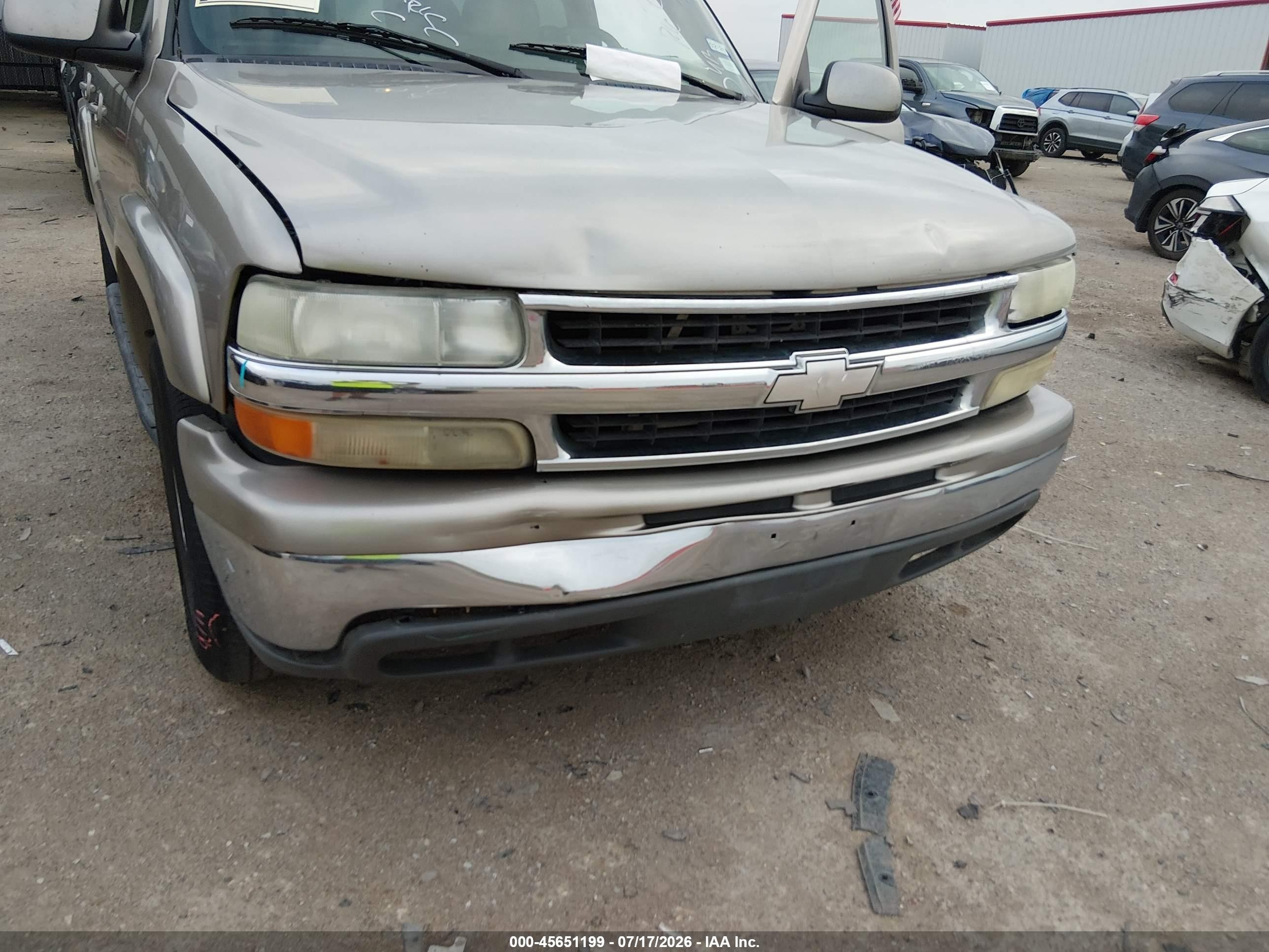 2002 Chevrolet Tahoe Lt Champagne vin: 1GNEC13Z42R304015