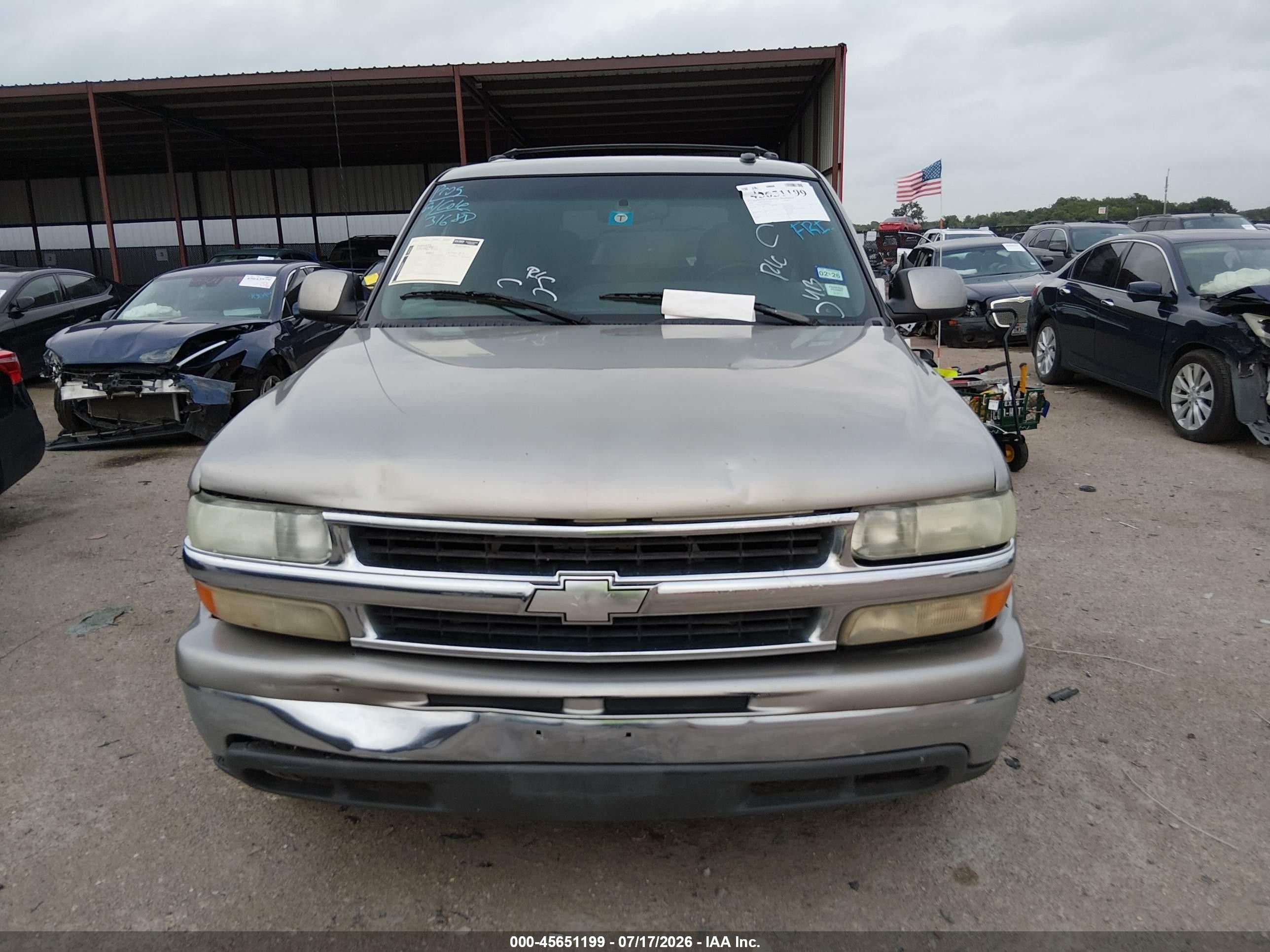 2002 Chevrolet Tahoe Lt Champagne vin: 1GNEC13Z42R304015