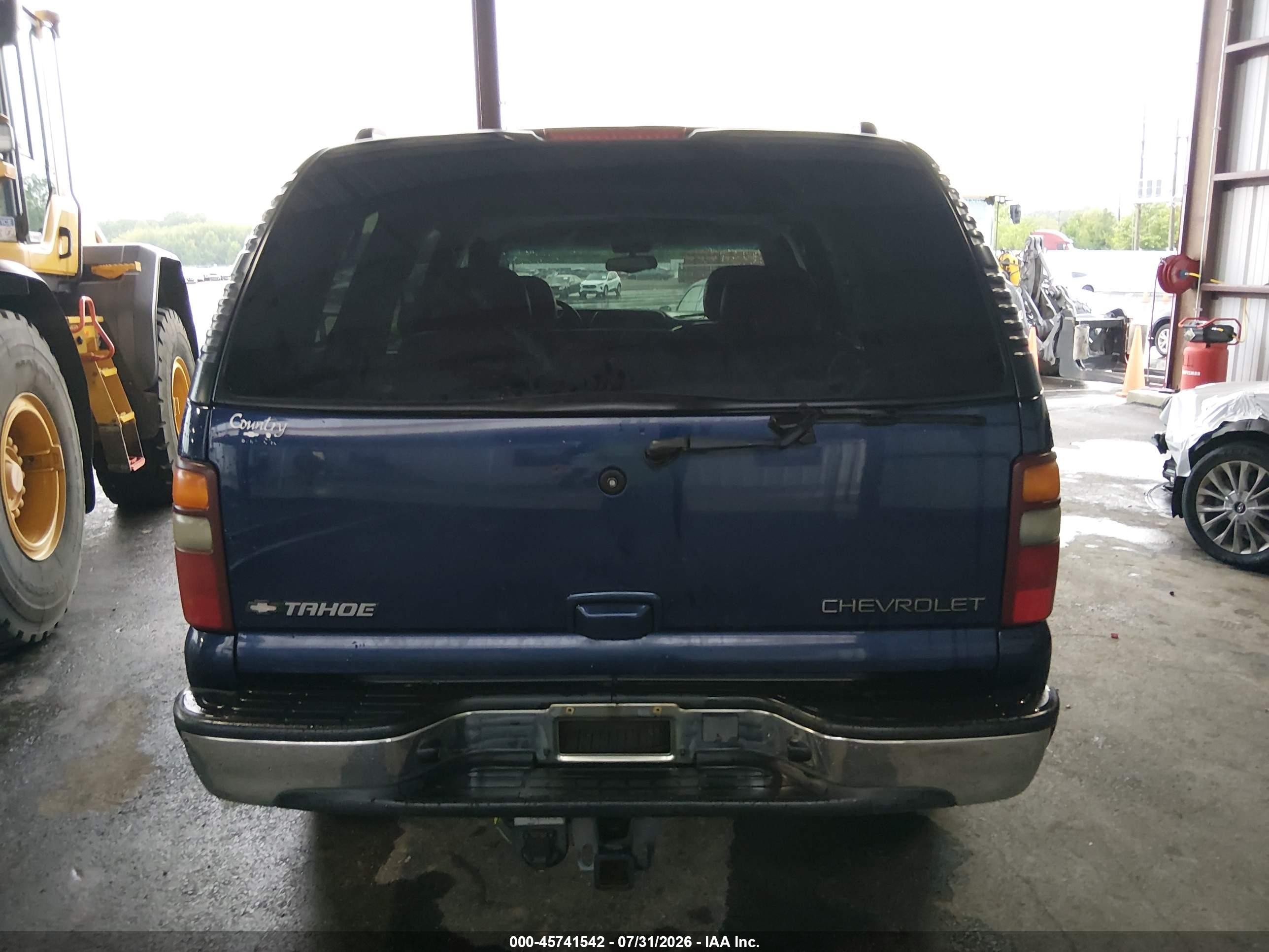2002 Chevrolet Tahoe Lt Синий vin: 1GNEC13Z52J300215
