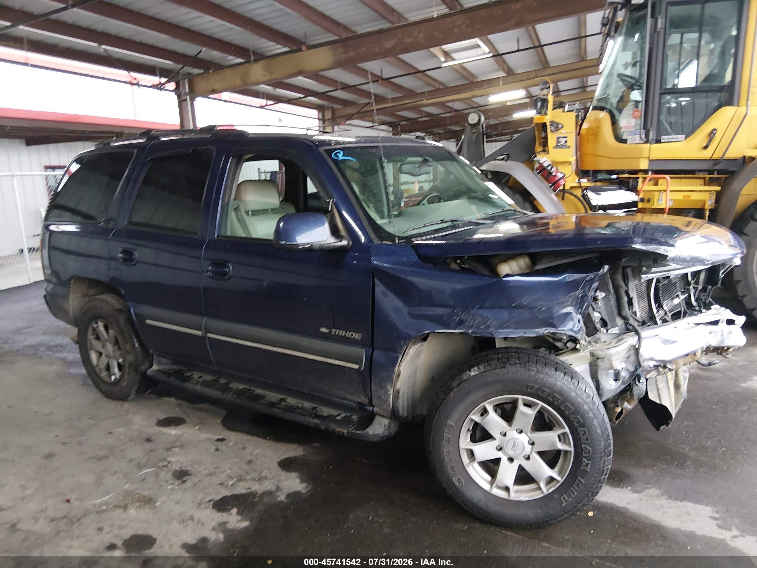 2002 Chevrolet Tahoe Lt Синий vin: 1GNEC13Z52J300215