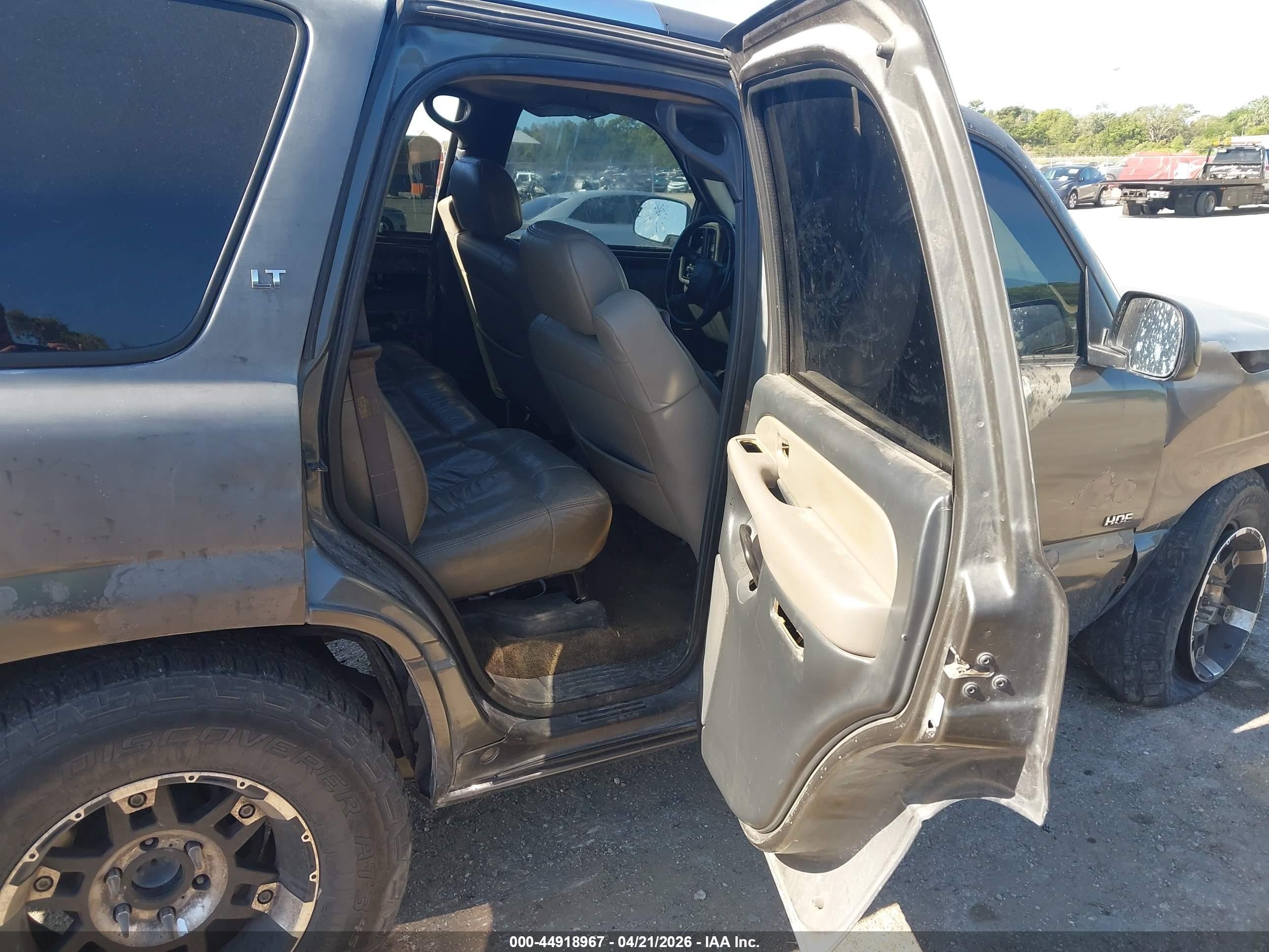 2002 Chevrolet Tahoe Ls Gray vin: 1GNEC13Z52R302919