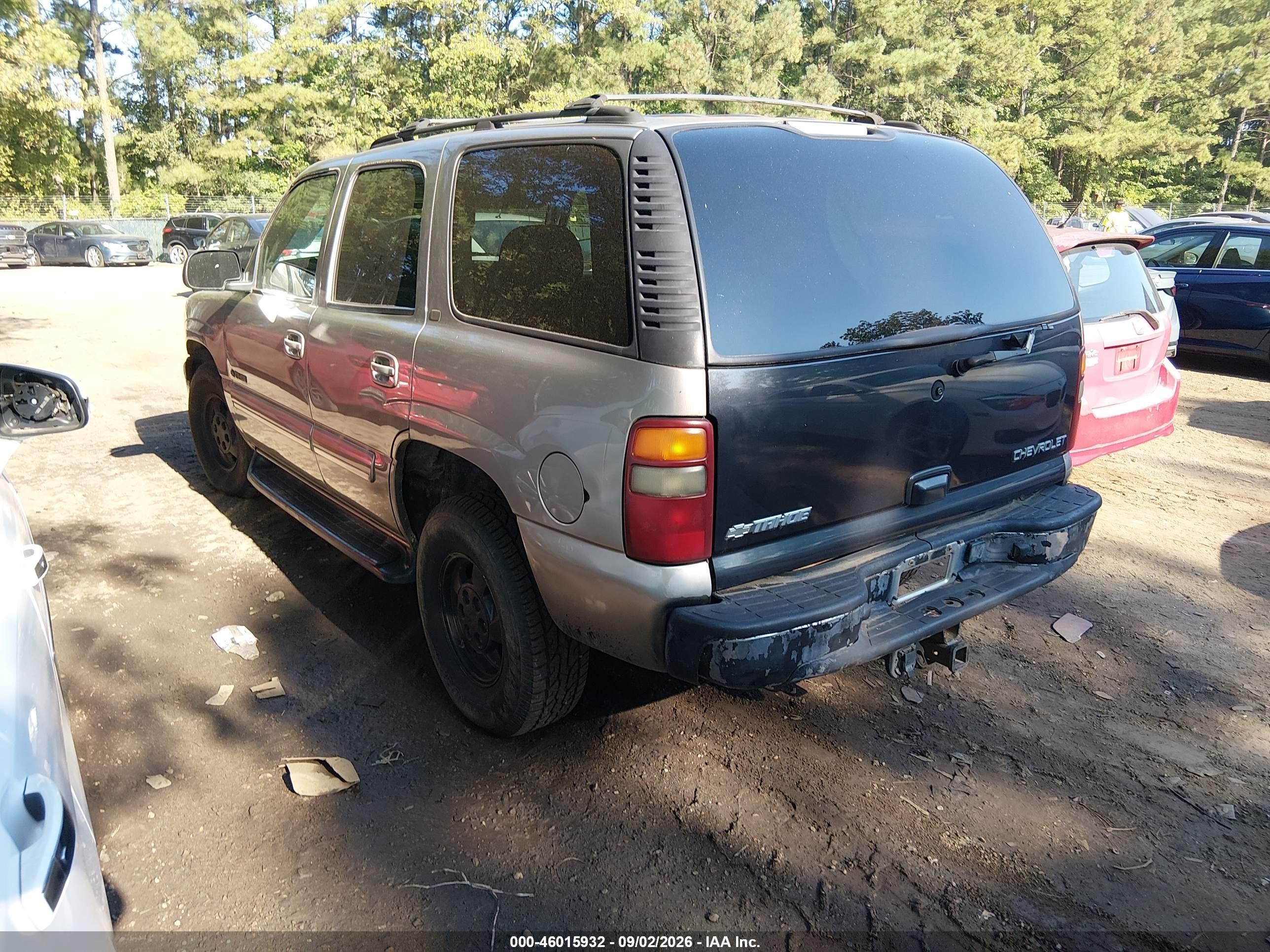 2002 Chevrolet Tahoe Lt Gold vin: 1GNEC13Z52R325973