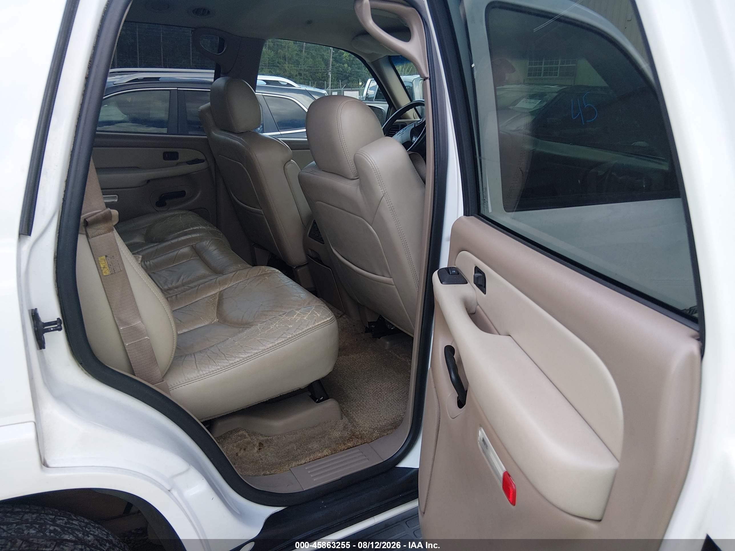 2003 Chevrolet Tahoe Lt White vin: 1GNEC13Z53R313288