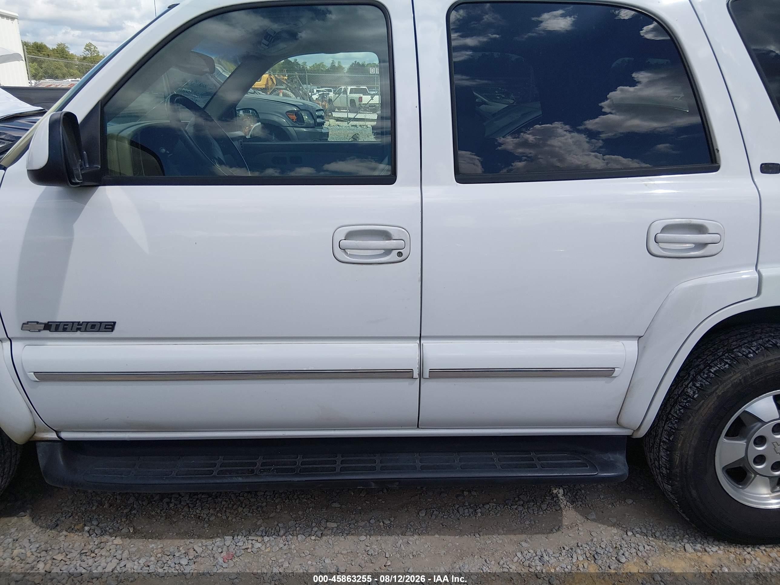 2003 Chevrolet Tahoe Lt White vin: 1GNEC13Z53R313288