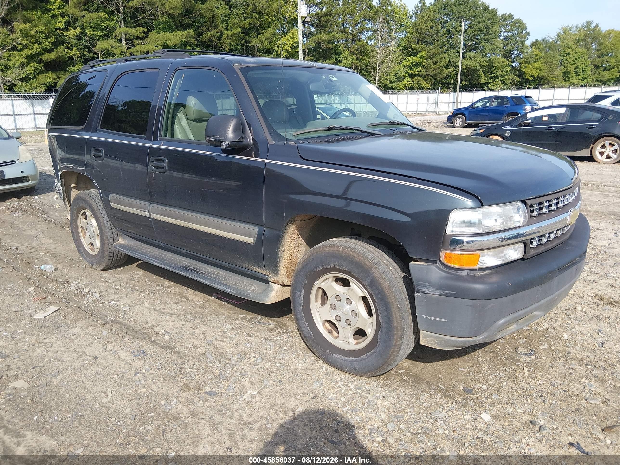 2004 Chevrolet Tahoe Ls Gray vin: 1GNEC13Z54J320158