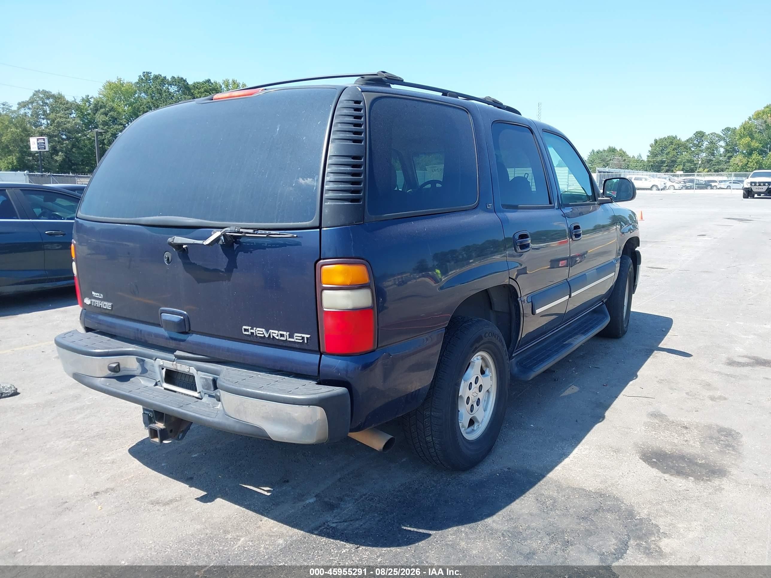2004 Chevrolet Tahoe Lt Синий vin: 1GNEC13Z54R140020